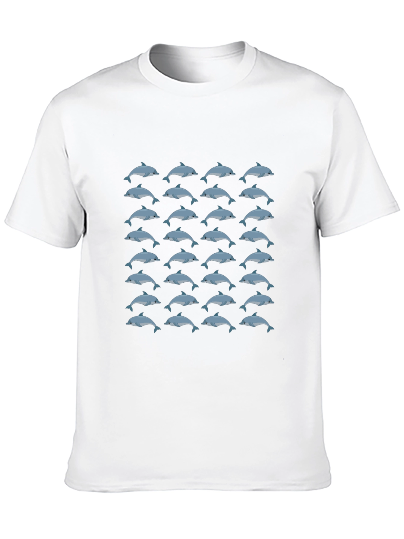 Dolphin Pattern T-Shirt