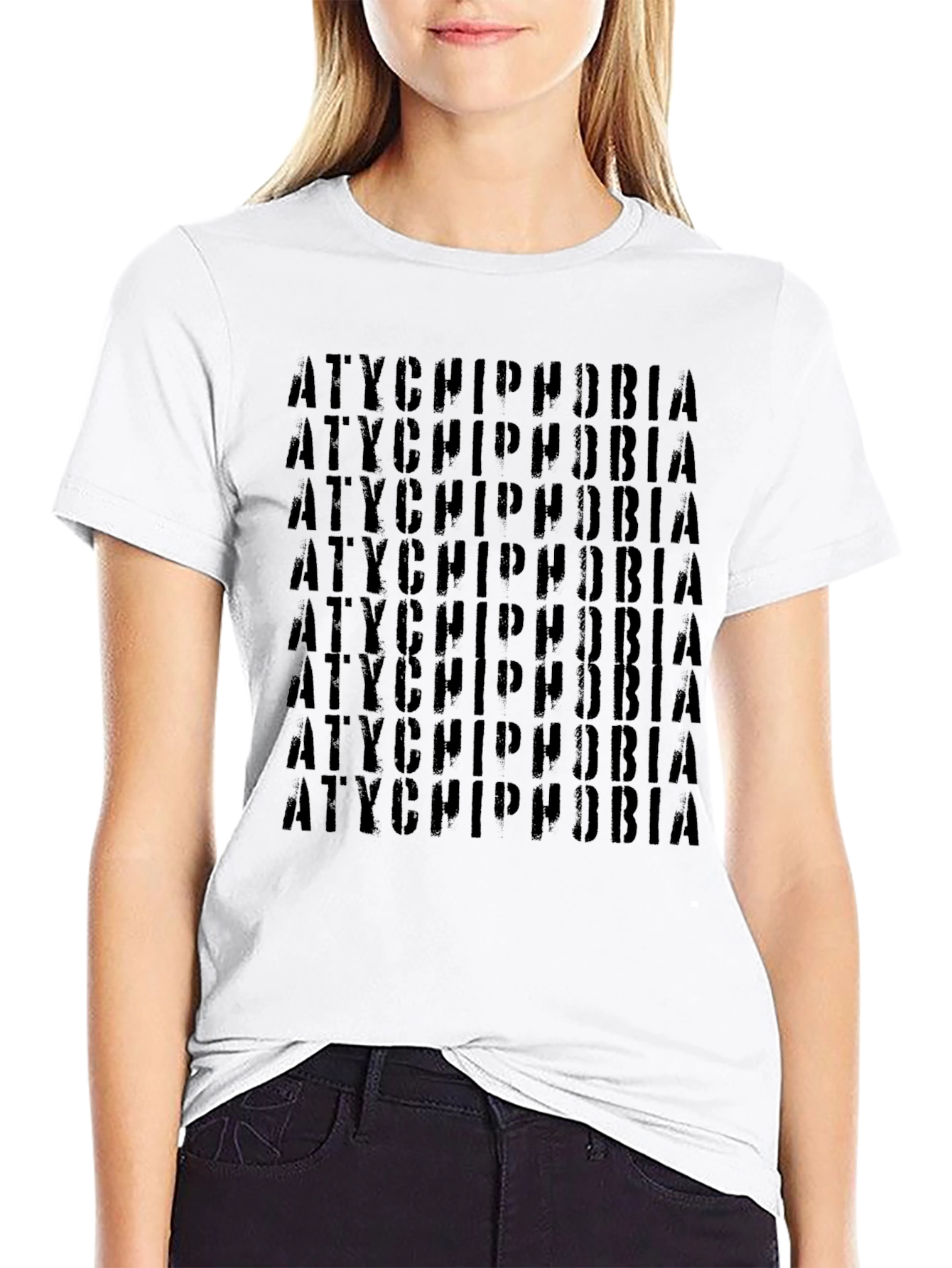 Atychiphobia Print T-Shirt
