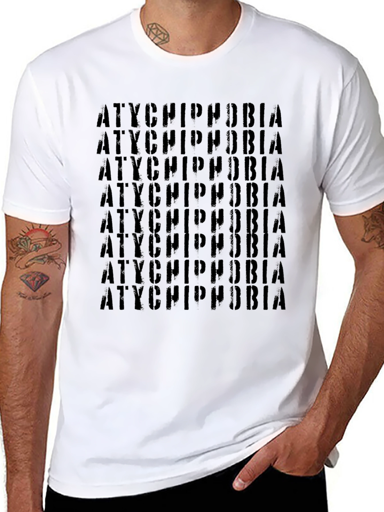 Atychiphobia Print T-Shirt