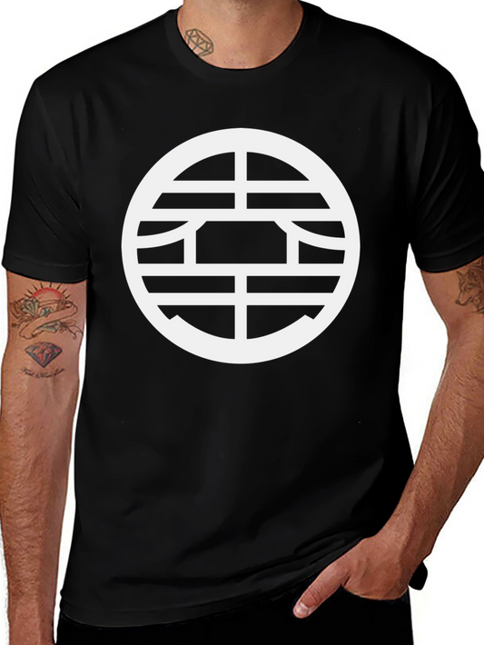 Dragon Ball Z Symbol T-Shirt - Crew Neck - Black