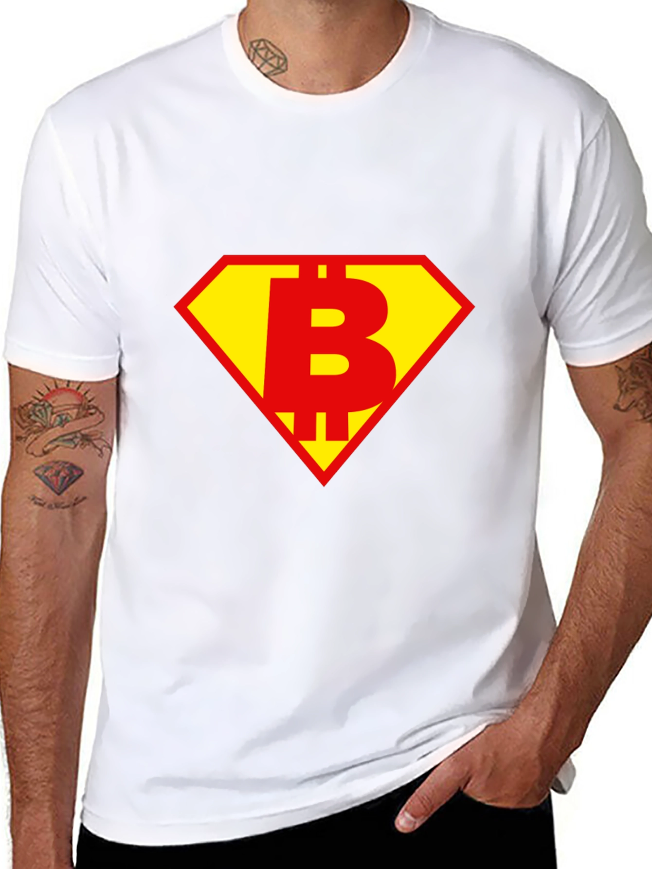Bitcoin Superhero Black T-Shirt