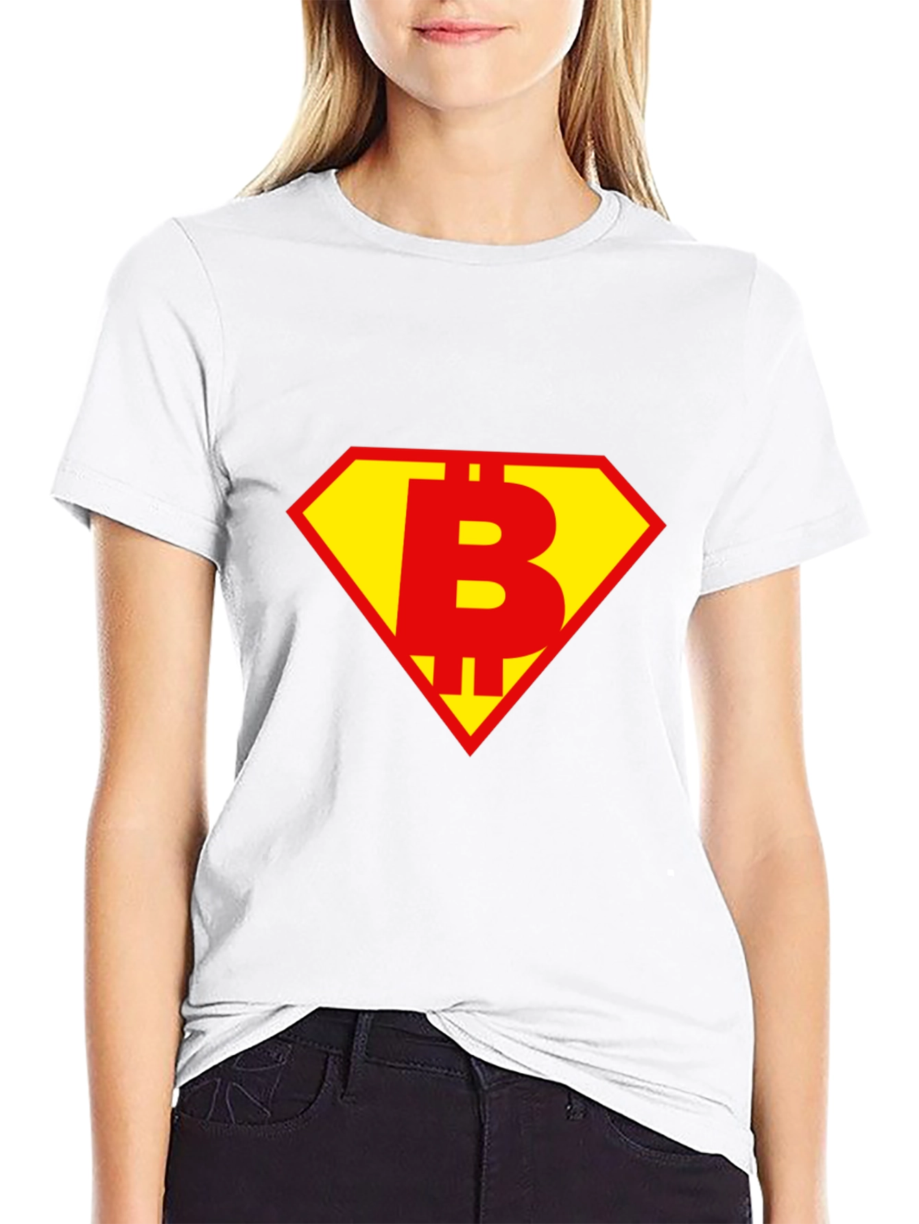 Bitcoin Superhero Black T-Shirt