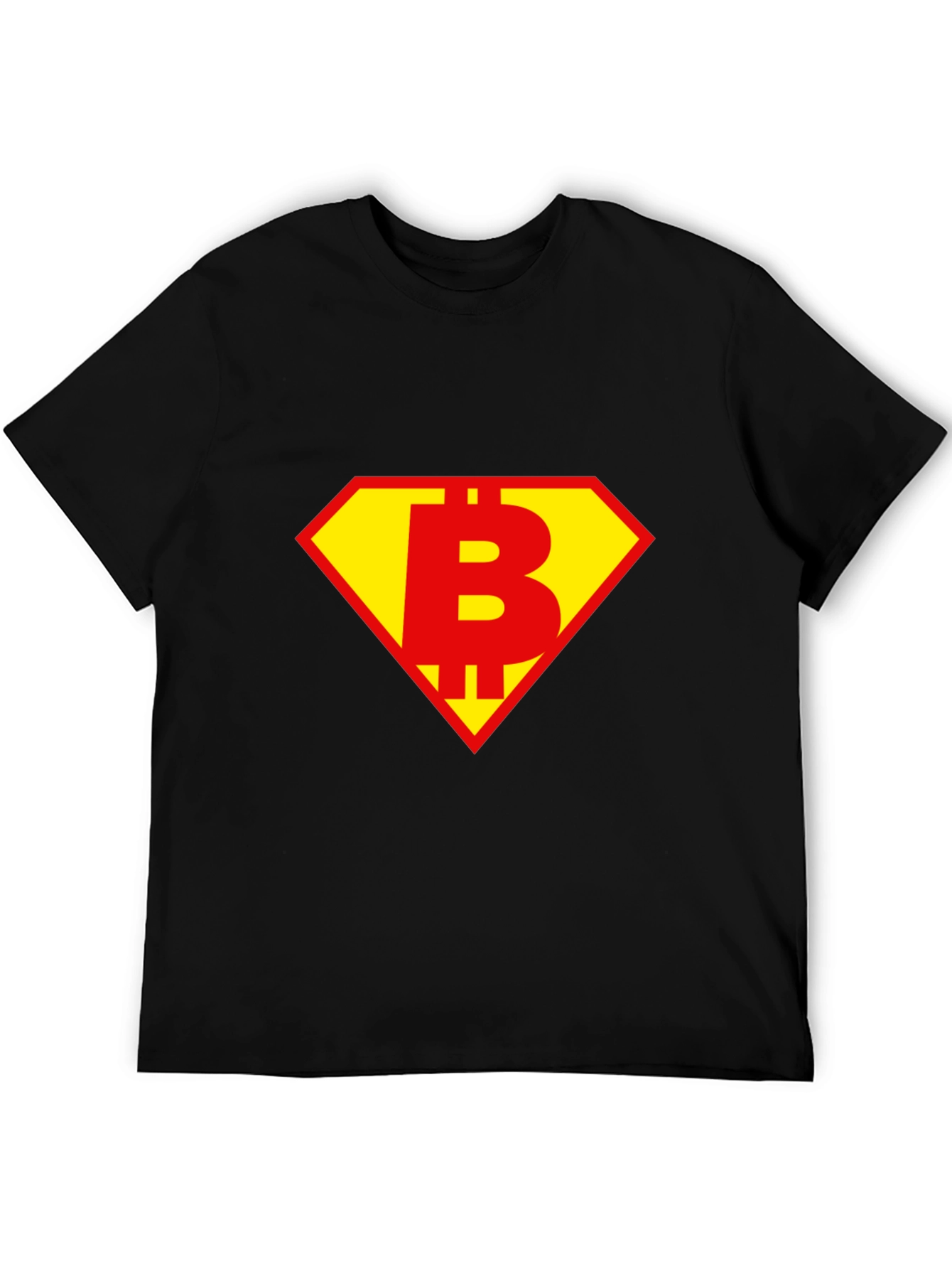 Bitcoin Superhero Black T-Shirt