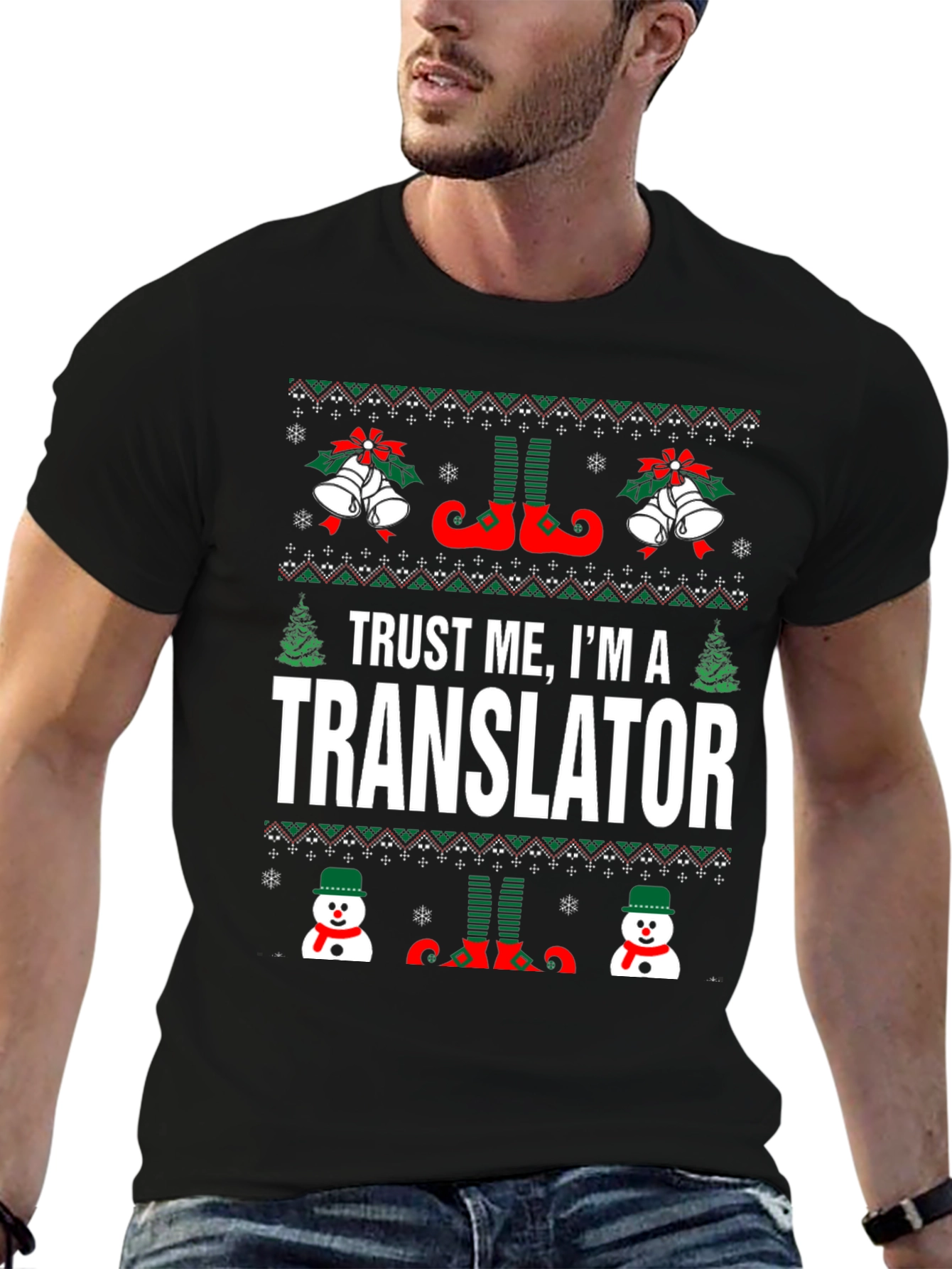 Trust Me Im a Translator Christmas T-Shirt