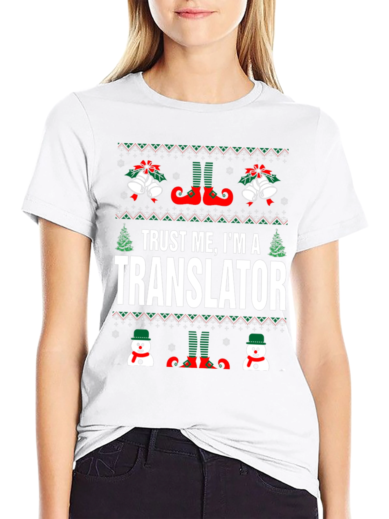 Trust Me Im a Translator Christmas T-Shirt