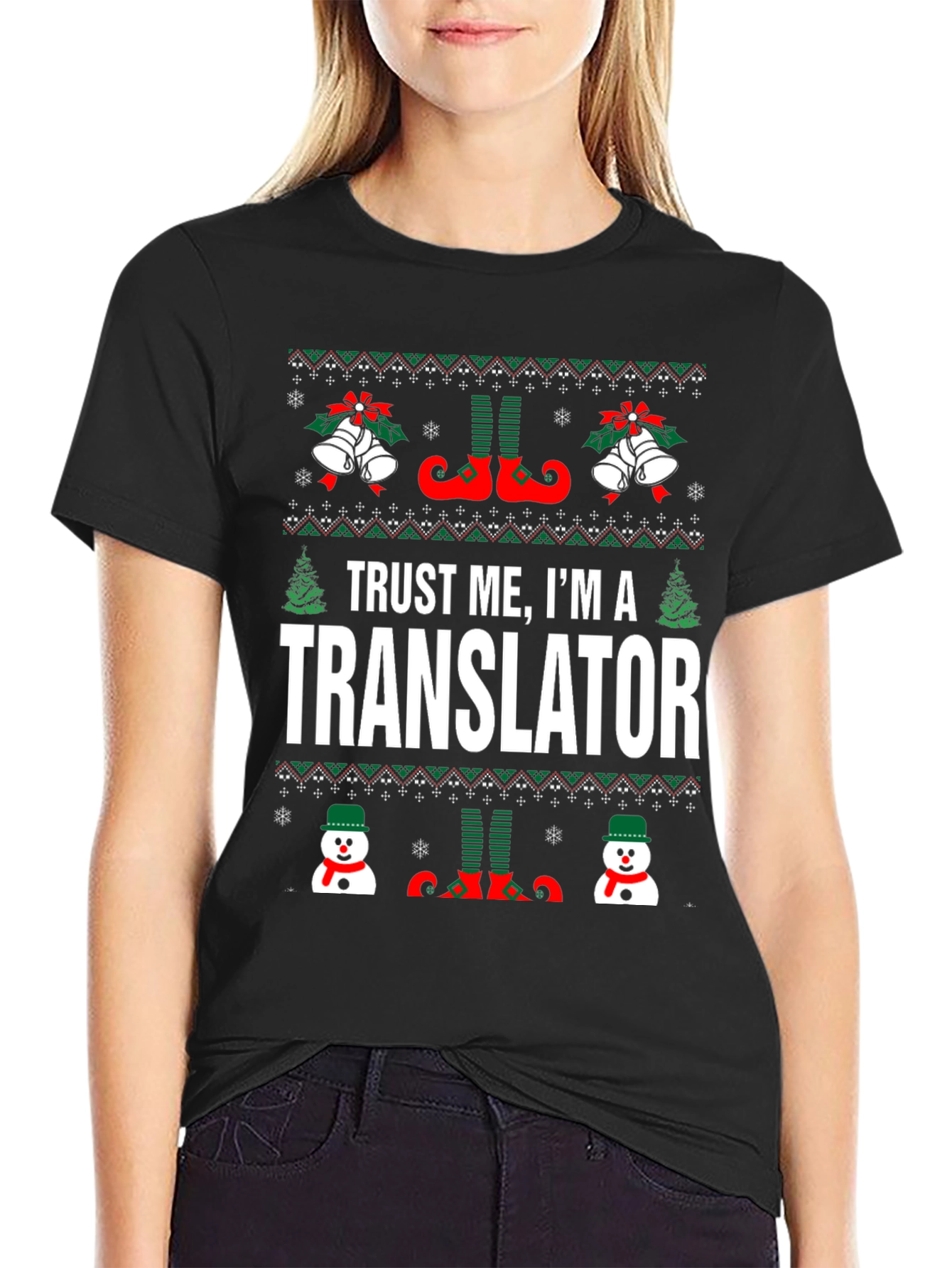 Trust Me Im a Translator Christmas T-Shirt