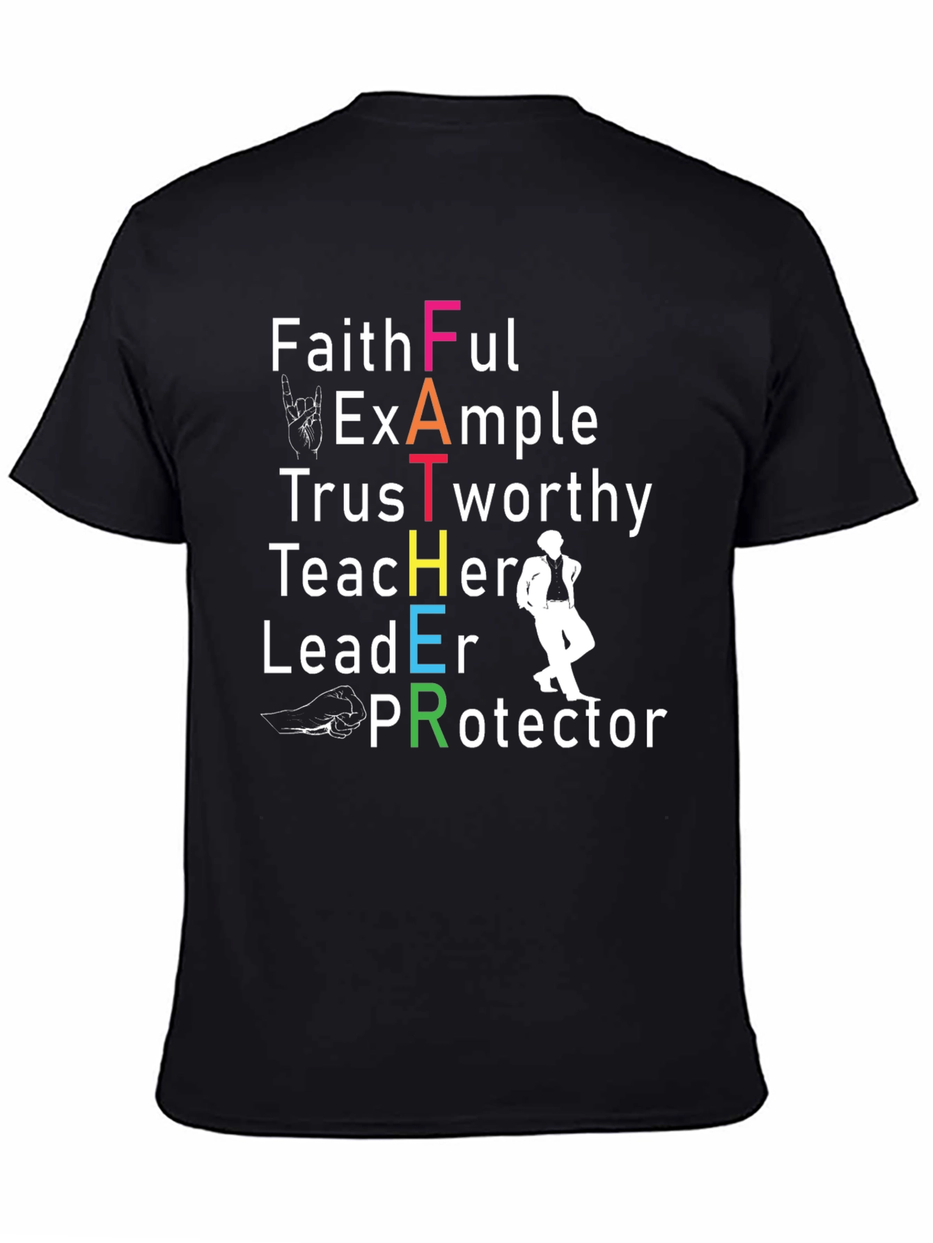 Faithful Father Graphic T-Shirt - Fathers Day Gift