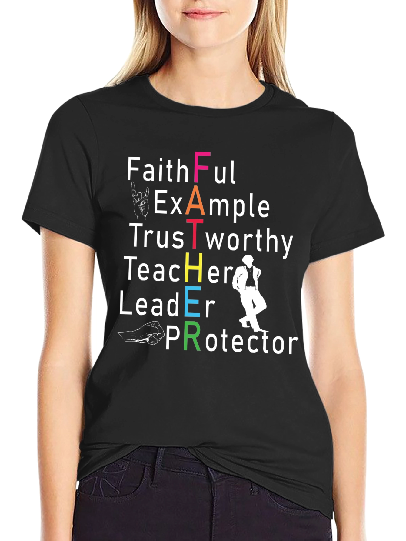 Faithful Father Graphic T-Shirt - Fathers Day Gift