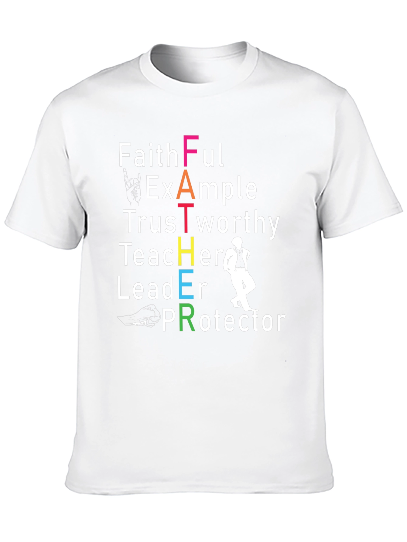 Faithful Father Graphic T-Shirt - Fathers Day Gift