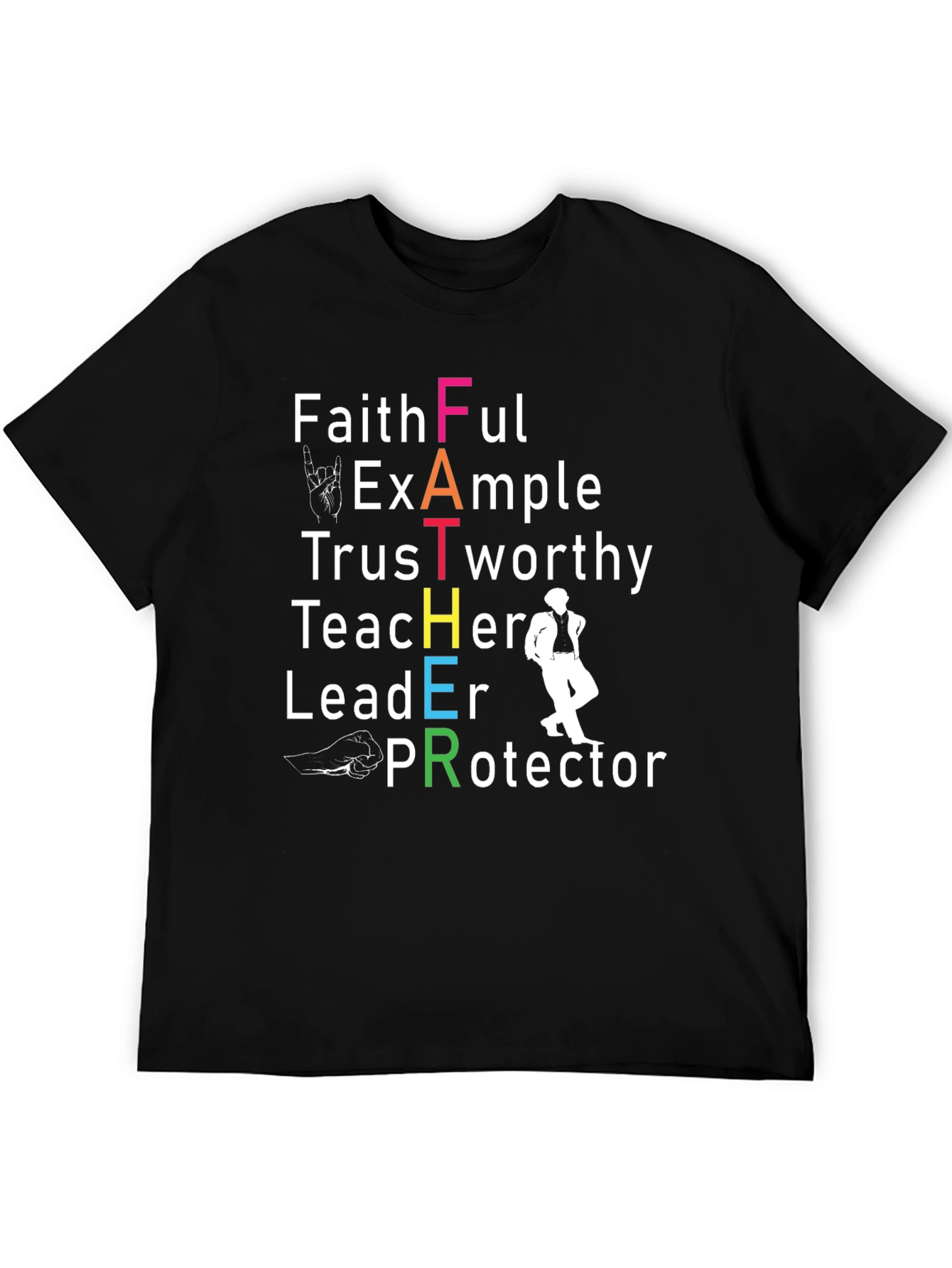 Faithful Father Graphic T-Shirt - Fathers Day Gift