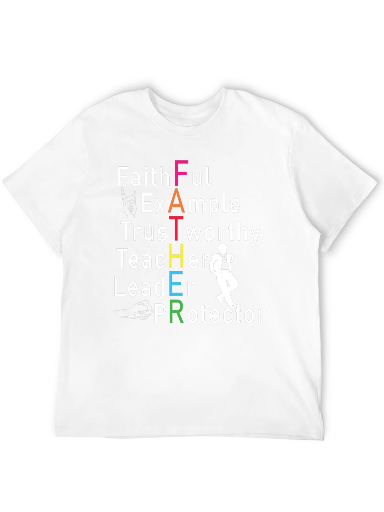 Faithful Father Graphic T-Shirt - Fathers Day Gift