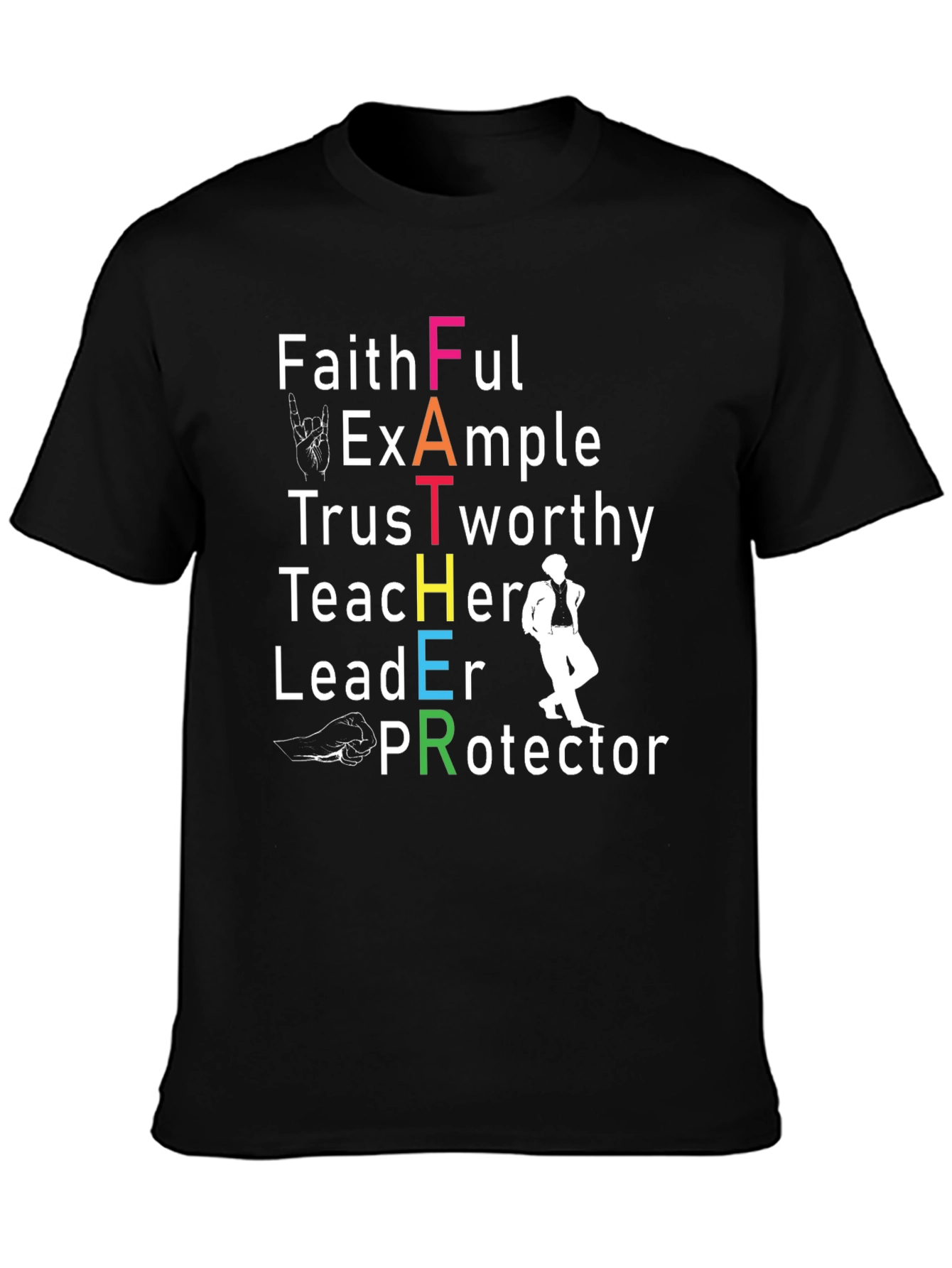Faithful Father Graphic T-Shirt - Fathers Day Gift