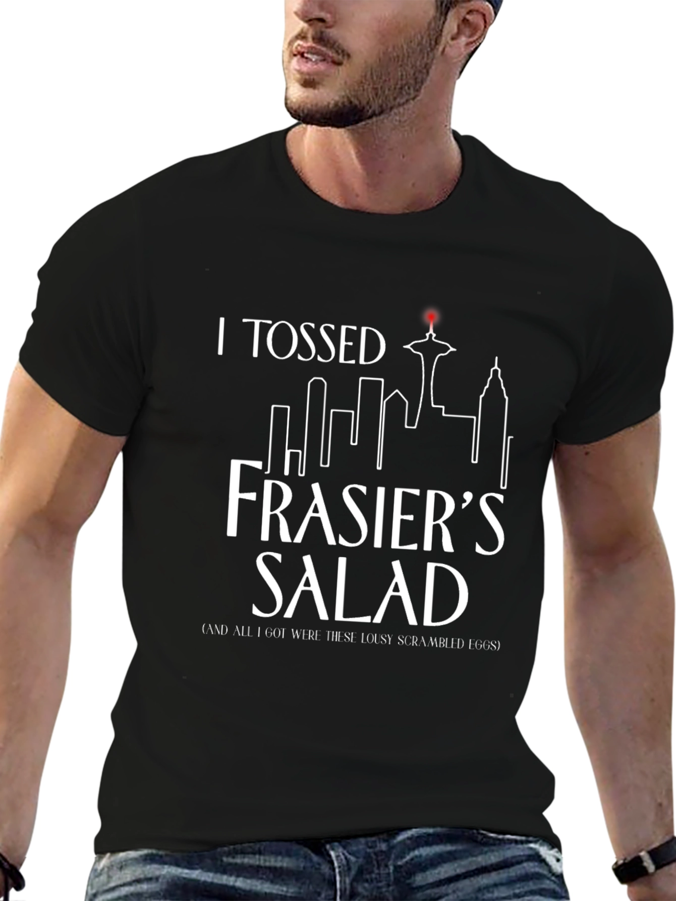 Frasiers Salad T-Shirt - Seattle Skyline Tee