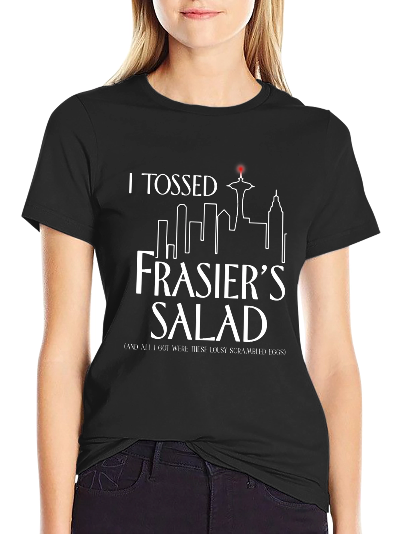 Frasiers Salad T-Shirt - Seattle Skyline Tee