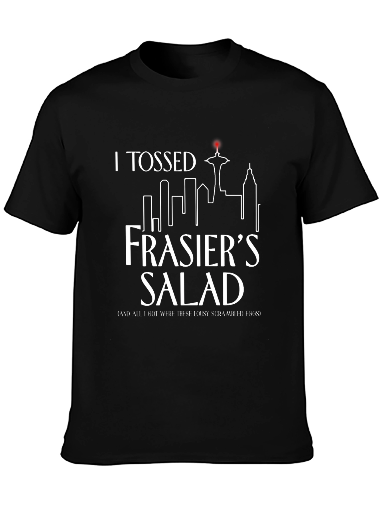 Frasiers Salad T-Shirt - Seattle Skyline Tee