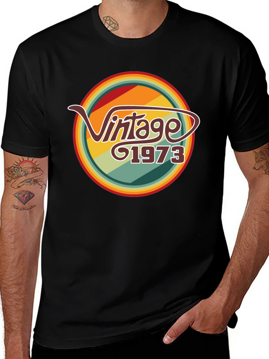 Vintage 1973 Graphic T-Shirt Retro Style
