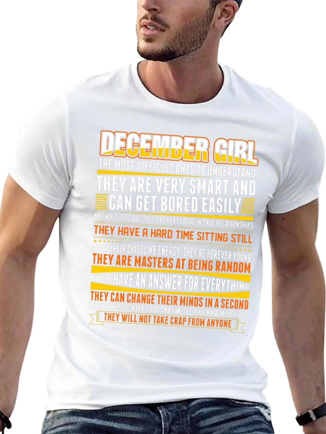 December Girl Zodiac T-Shirt - Smart Random Unpredictable!