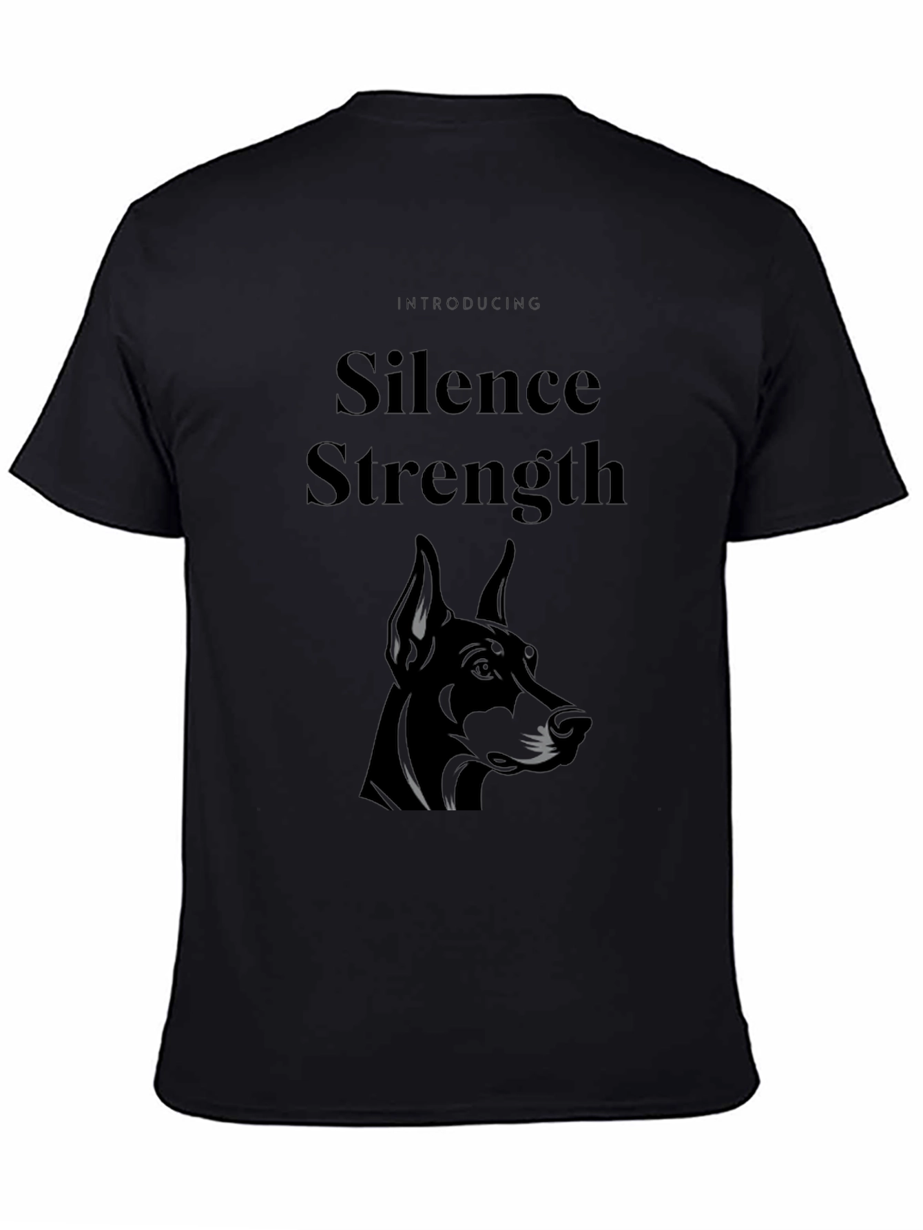 Silence Strength Black T-Shirt