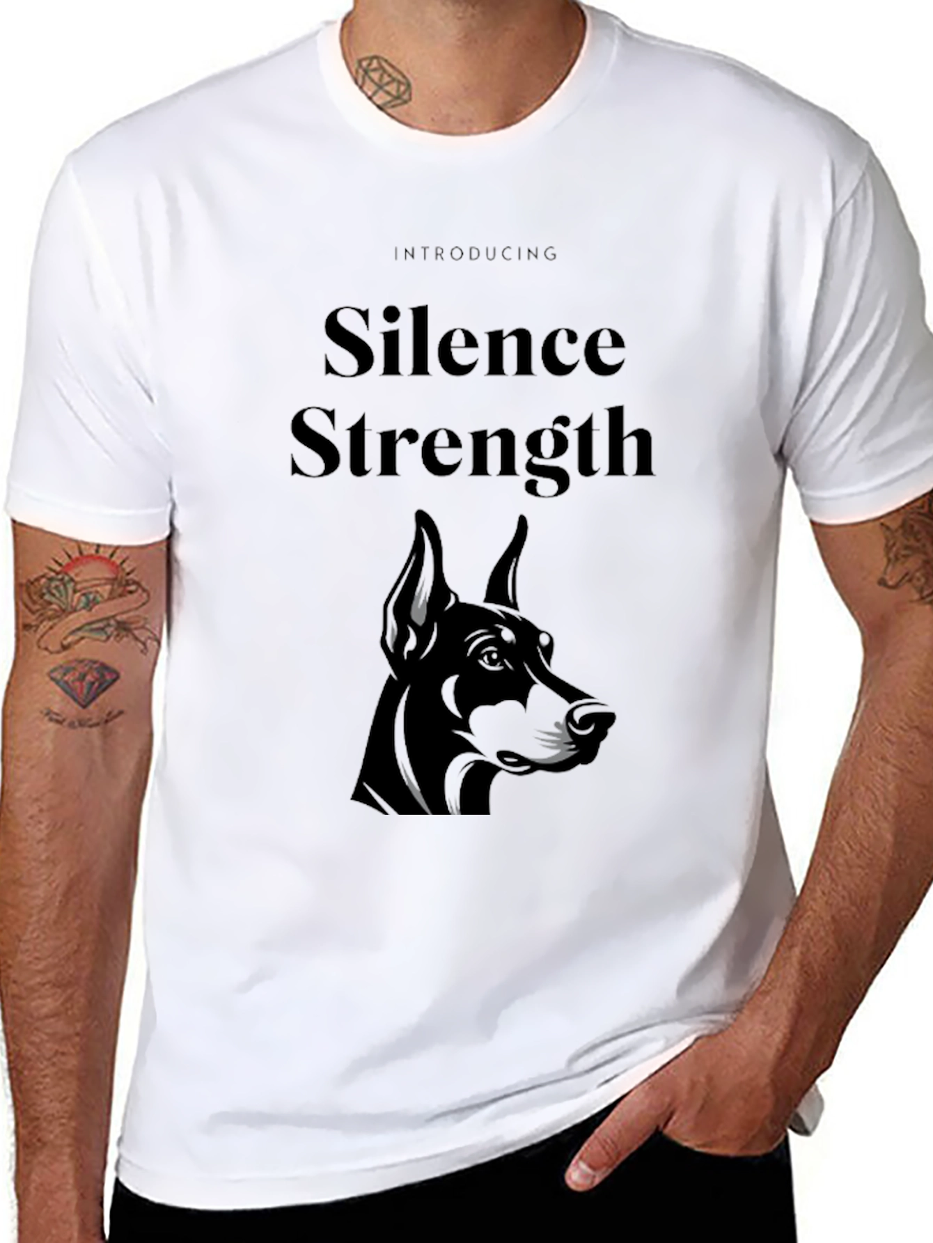 Silence Strength Black T-Shirt