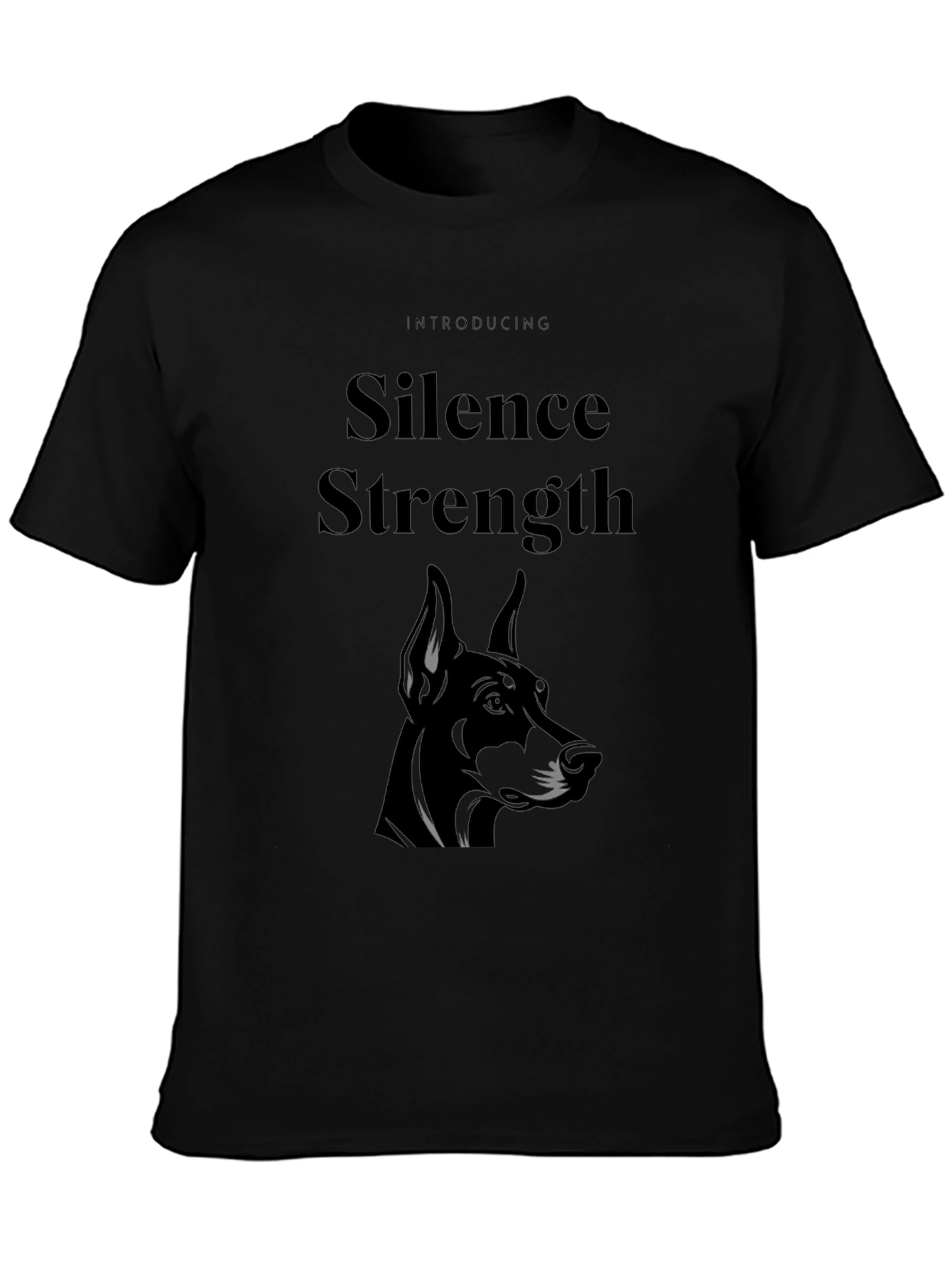 Silence Strength Black T-Shirt