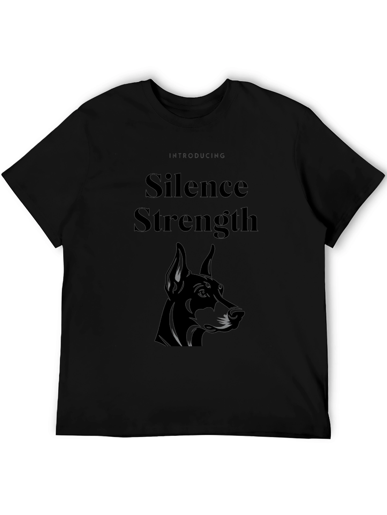 Silence Strength Black T-Shirt