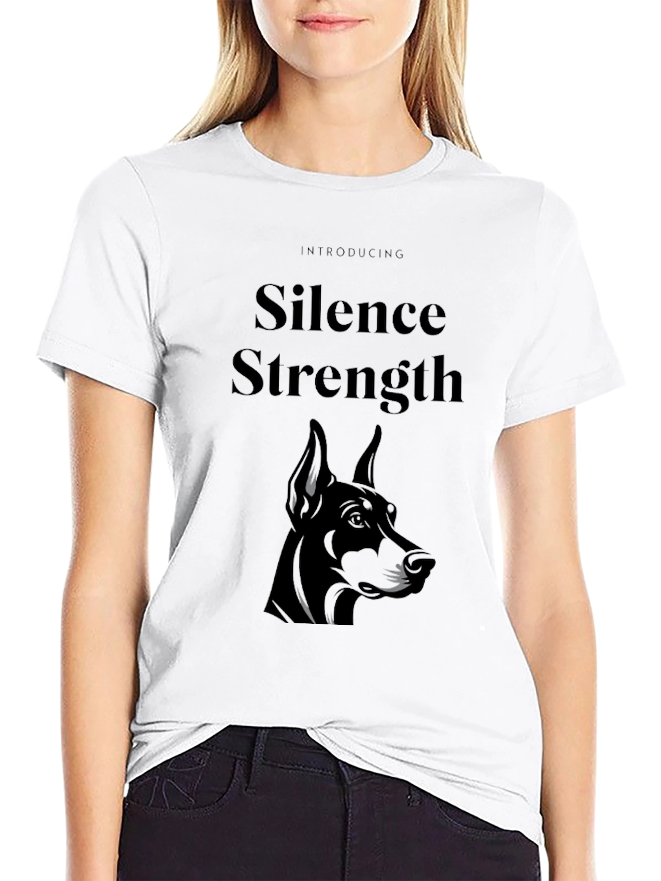 Silence Strength Black T-Shirt