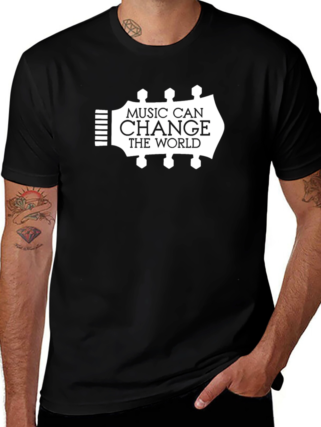 Music Can Change the World Graphic T-Shirt