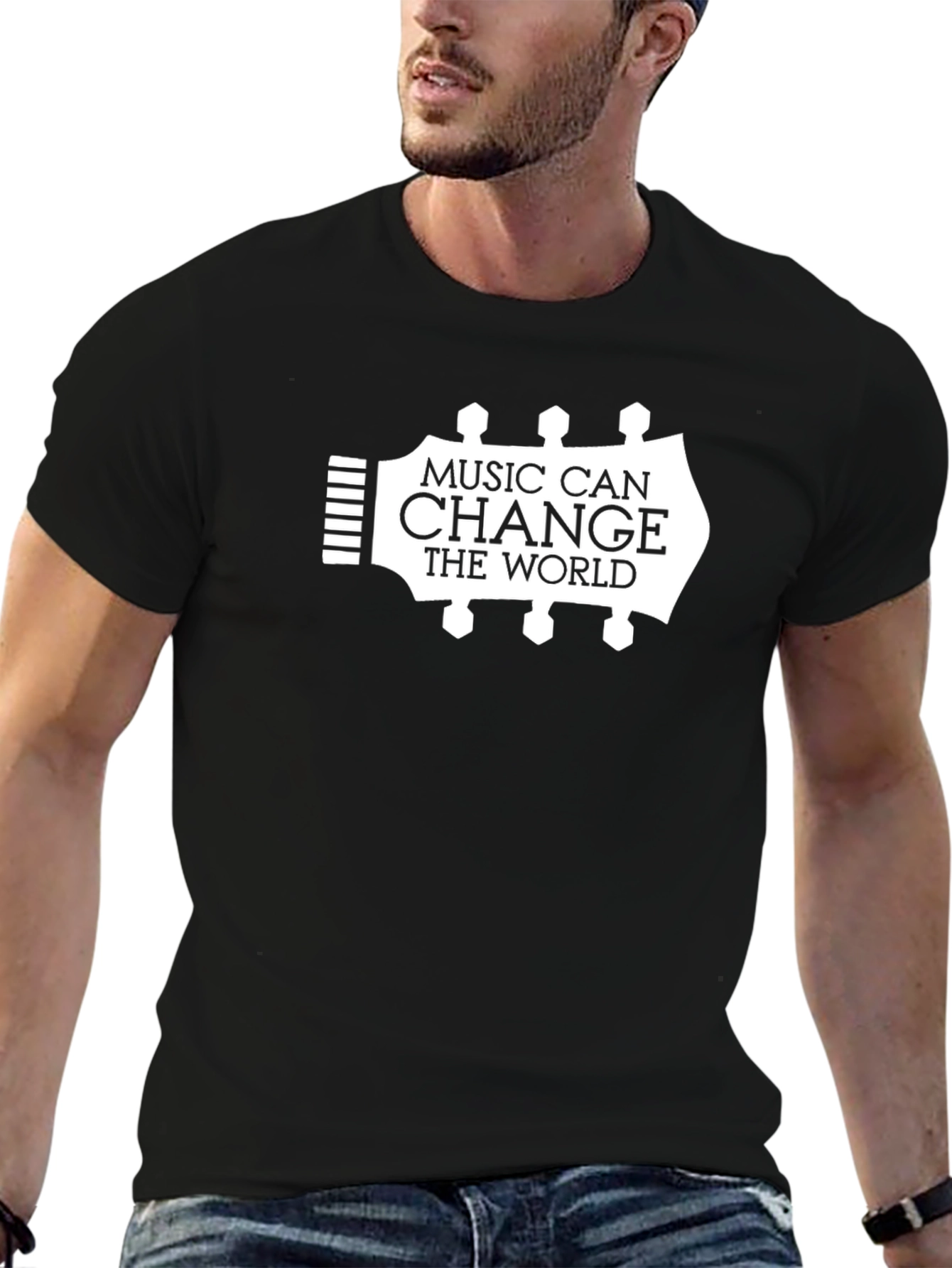 Music Can Change the World Graphic T-Shirt