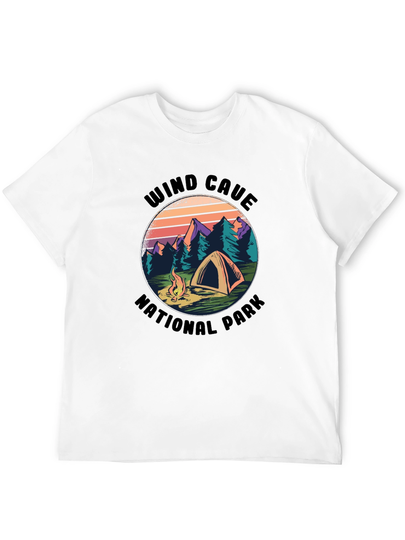 Wind Cave National Park Camping T-Shirt