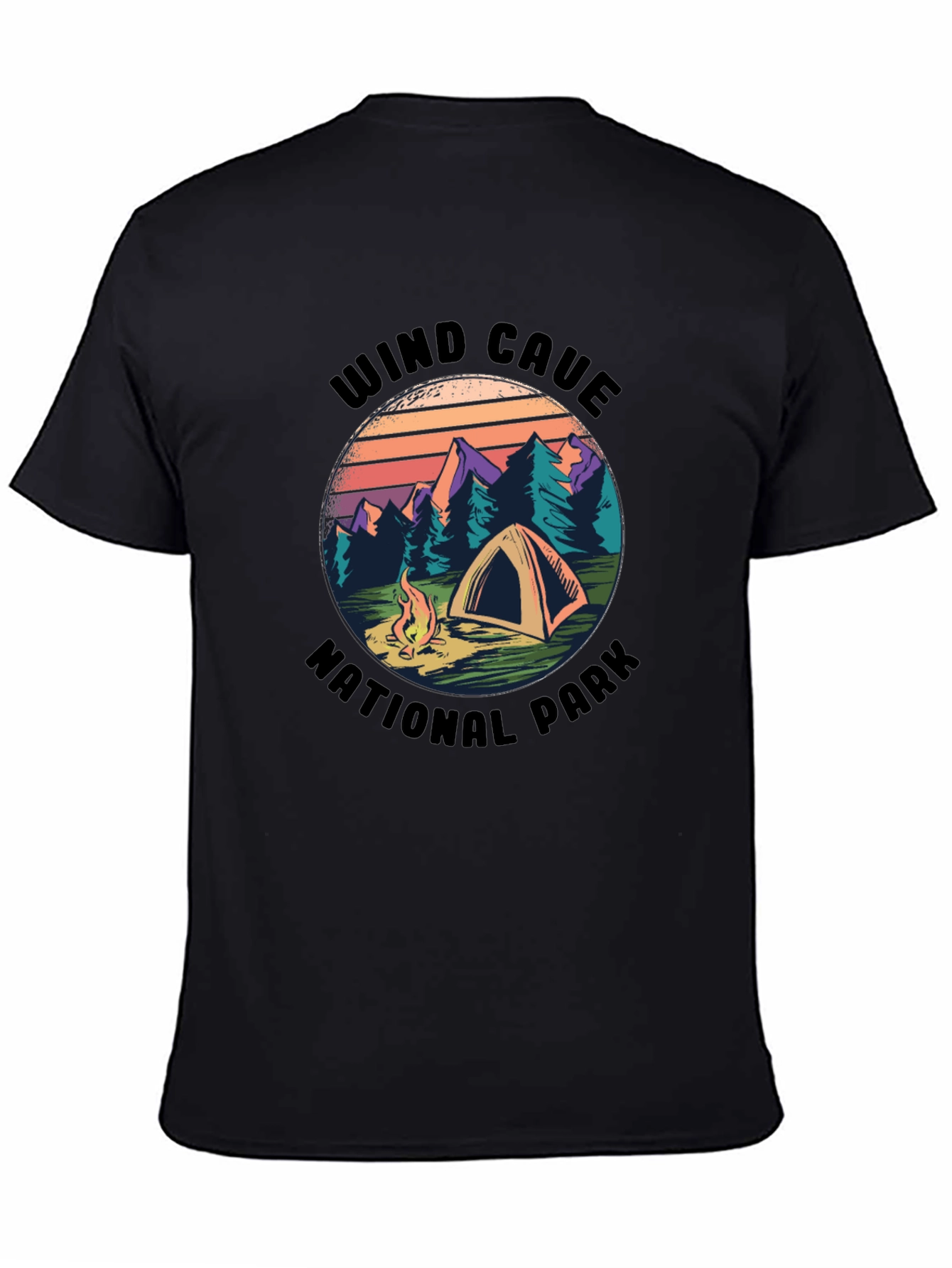 Wind Cave National Park Camping T-Shirt