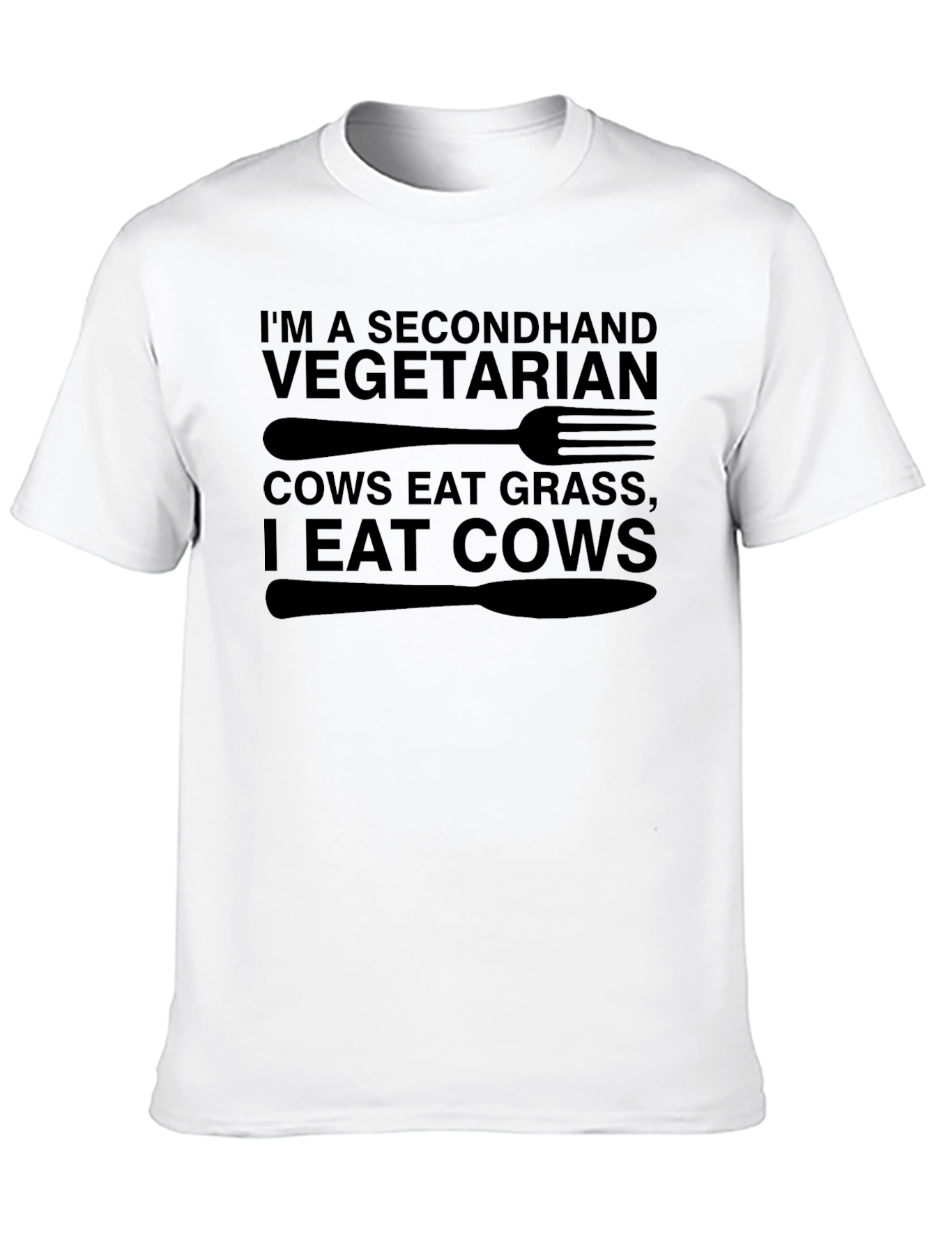 Secondhand Vegetarian Graphic T-Shirt