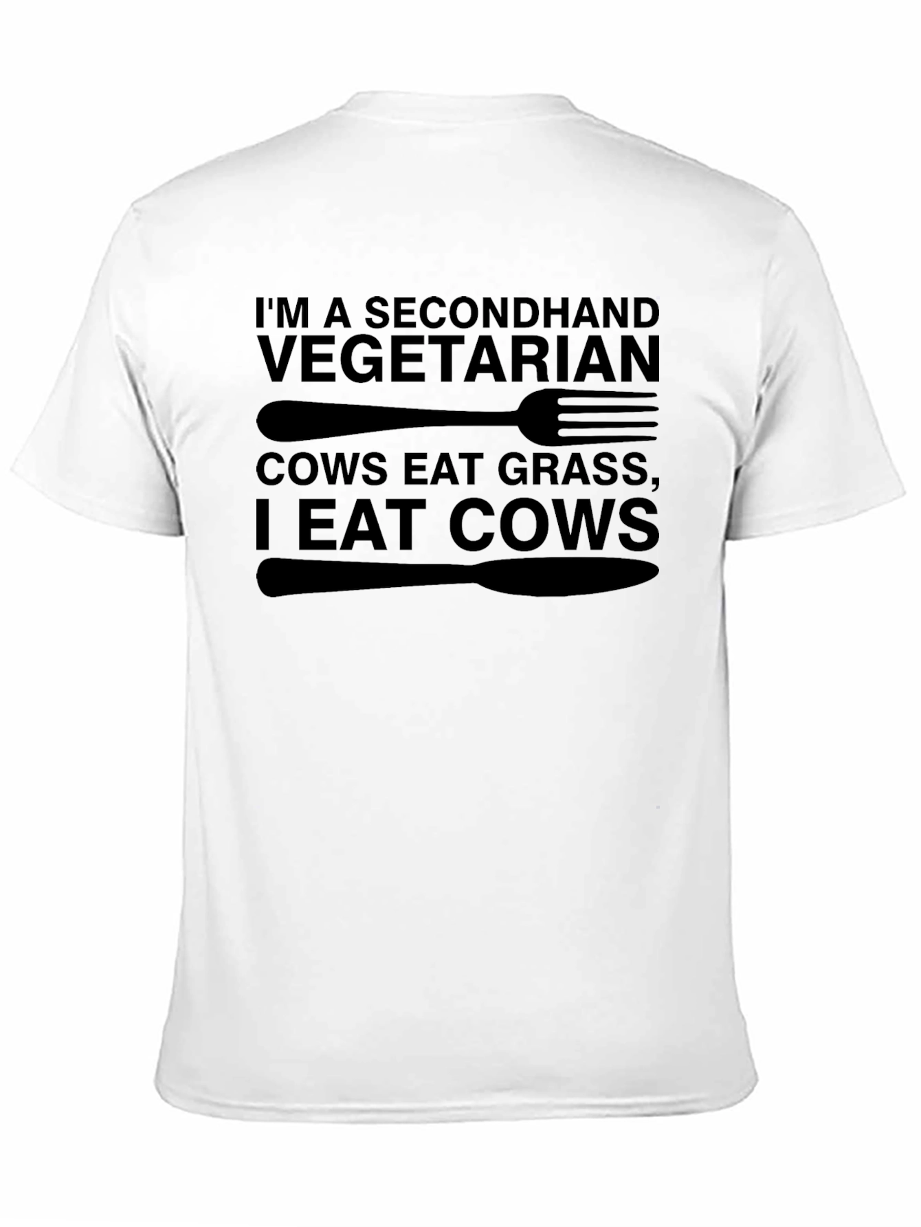 Secondhand Vegetarian Graphic T-Shirt