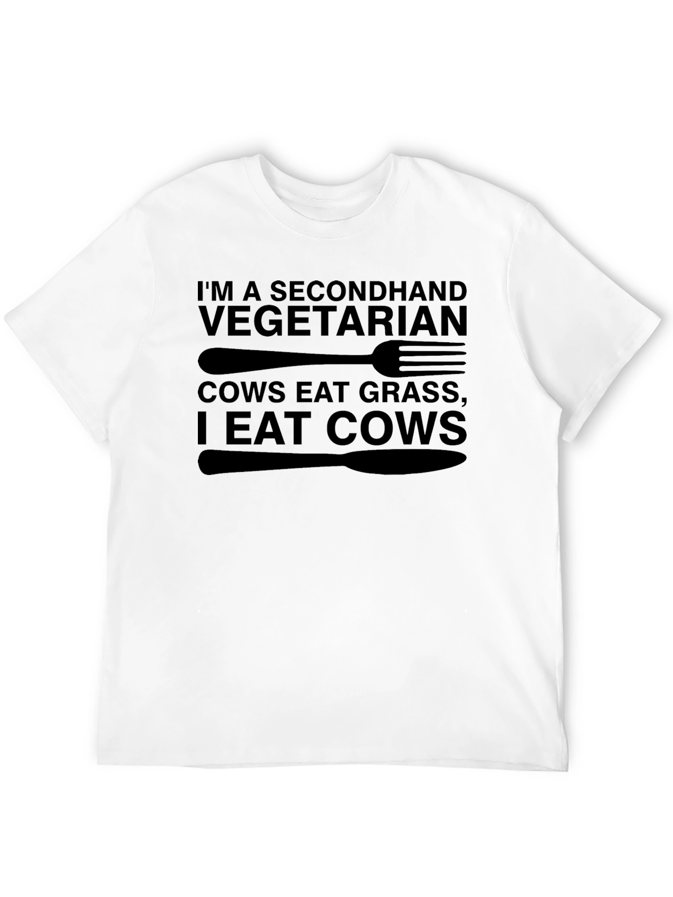 Secondhand Vegetarian Graphic T-Shirt