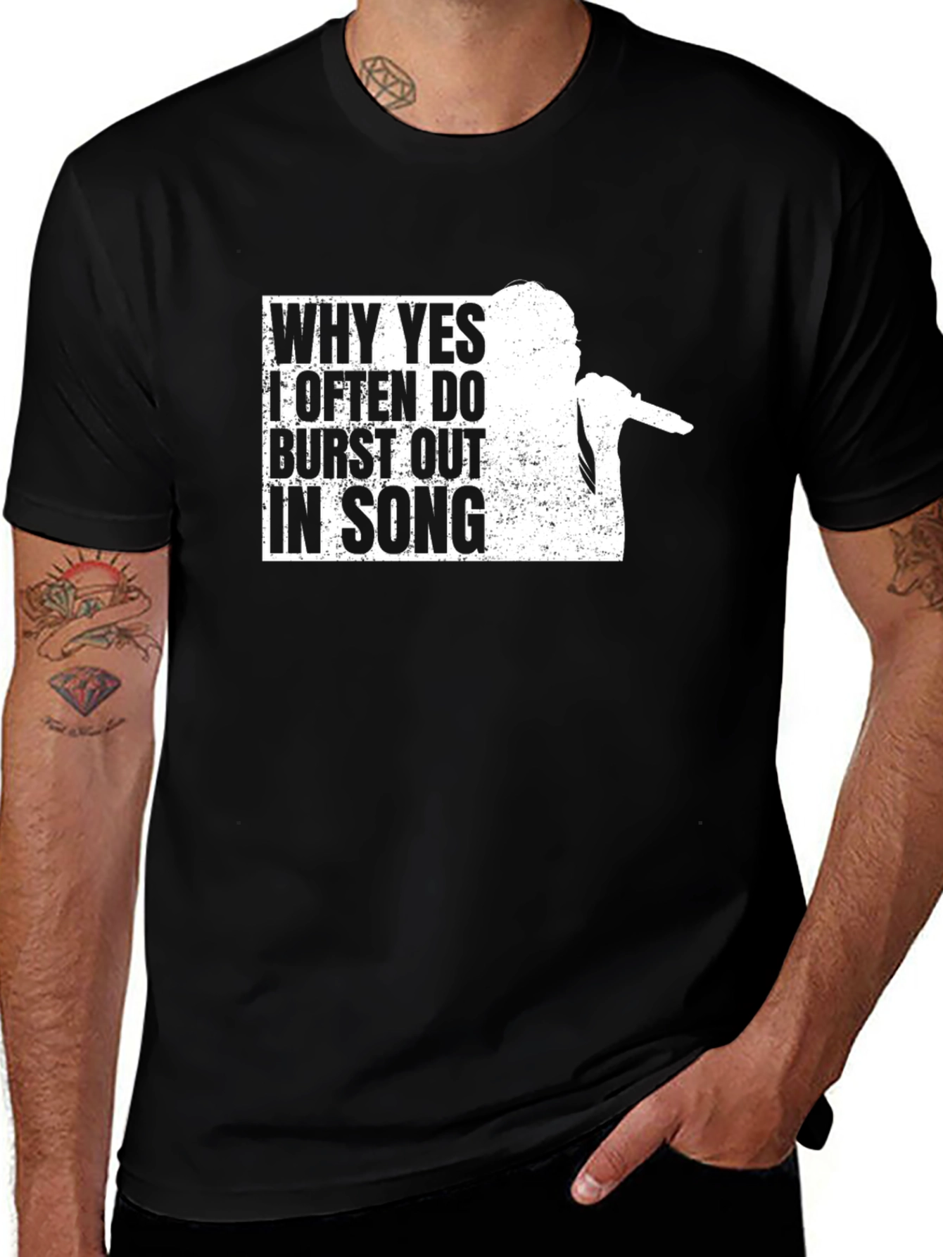 Why Yes I Often Burst Out in Song T-Shirt