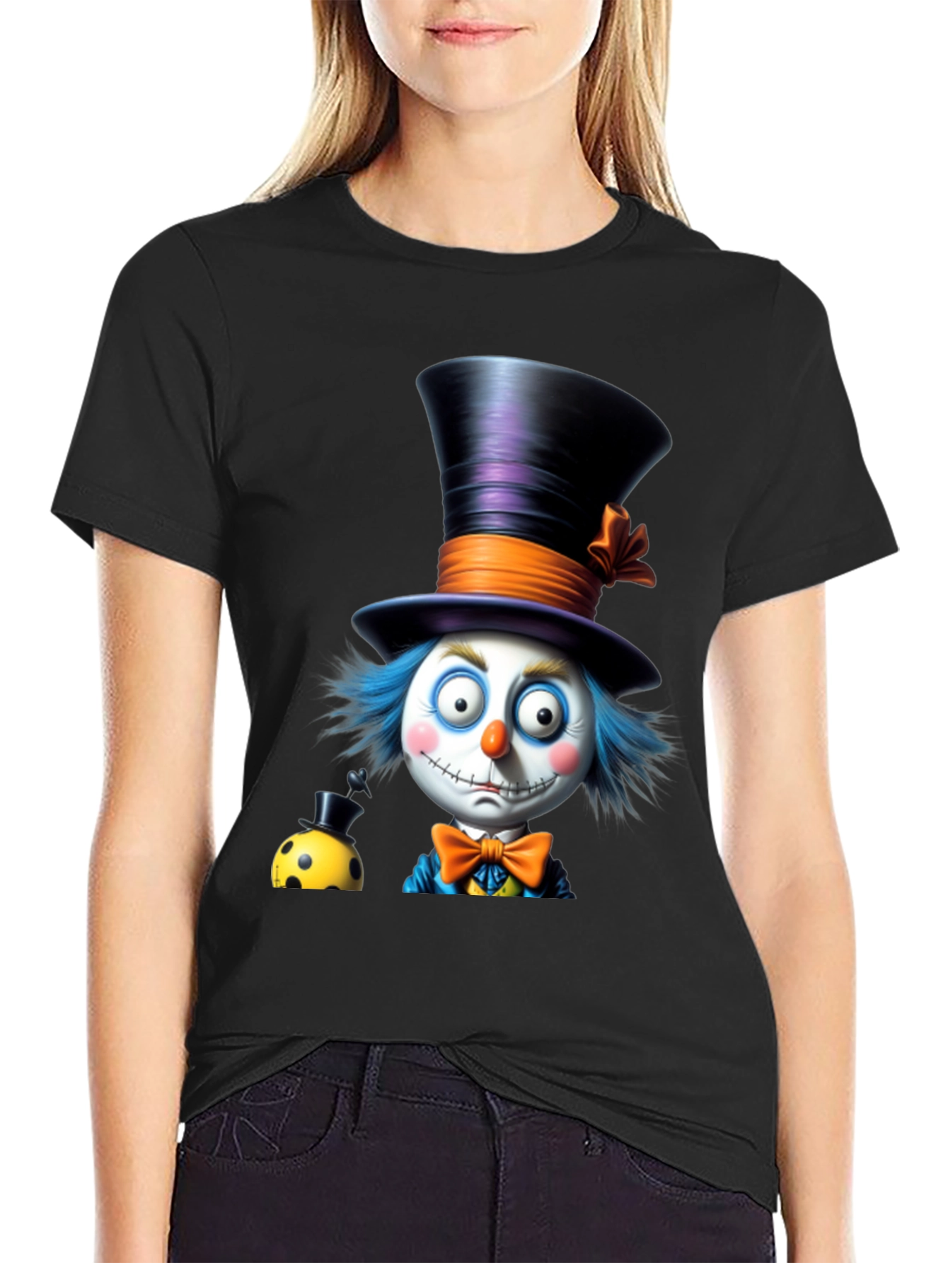 Whimsical Clown T-Shirt: Fun & Unique Design