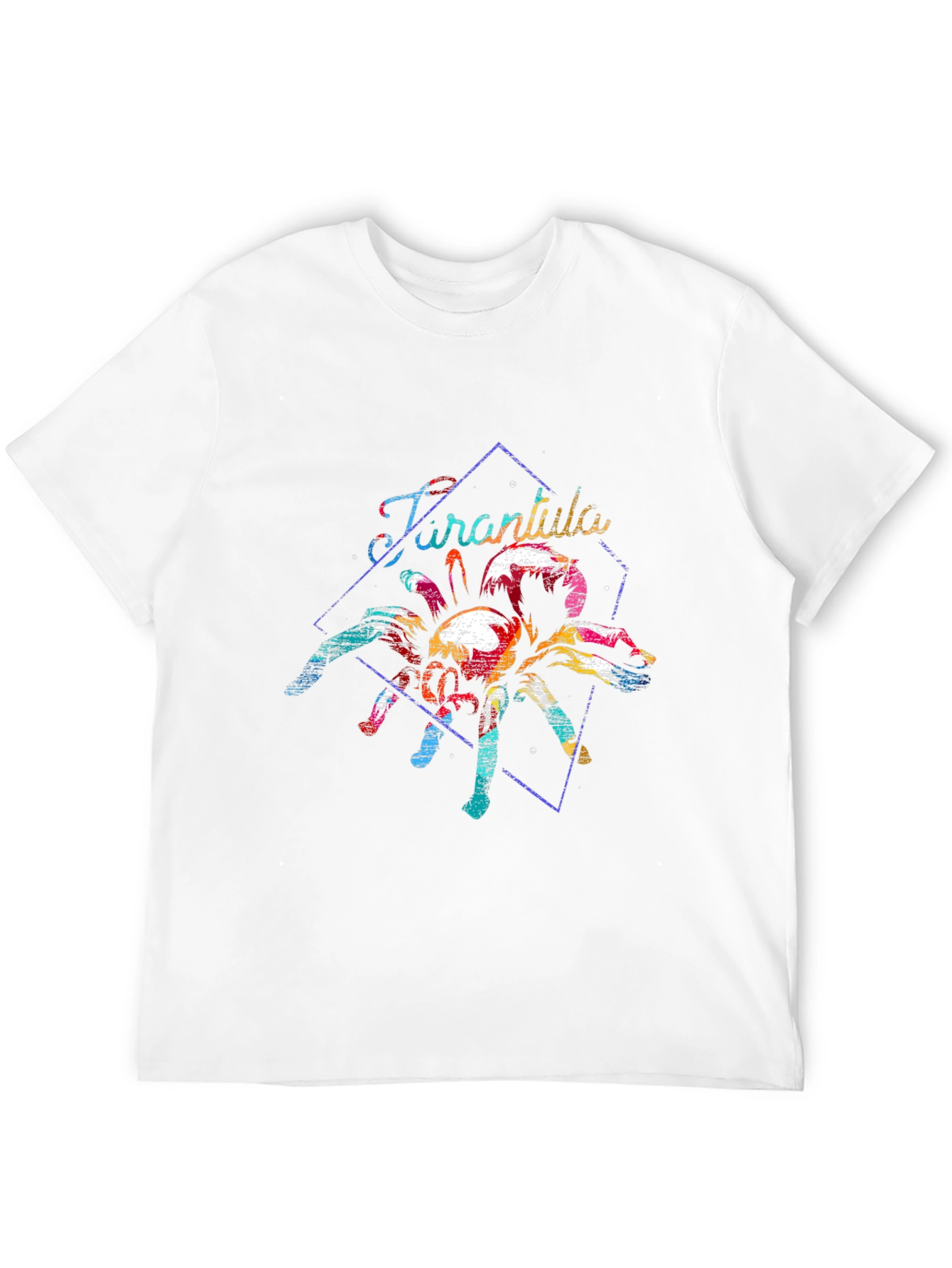 Tarantula Graphic Print Tee - Retro Spider T-Shirt