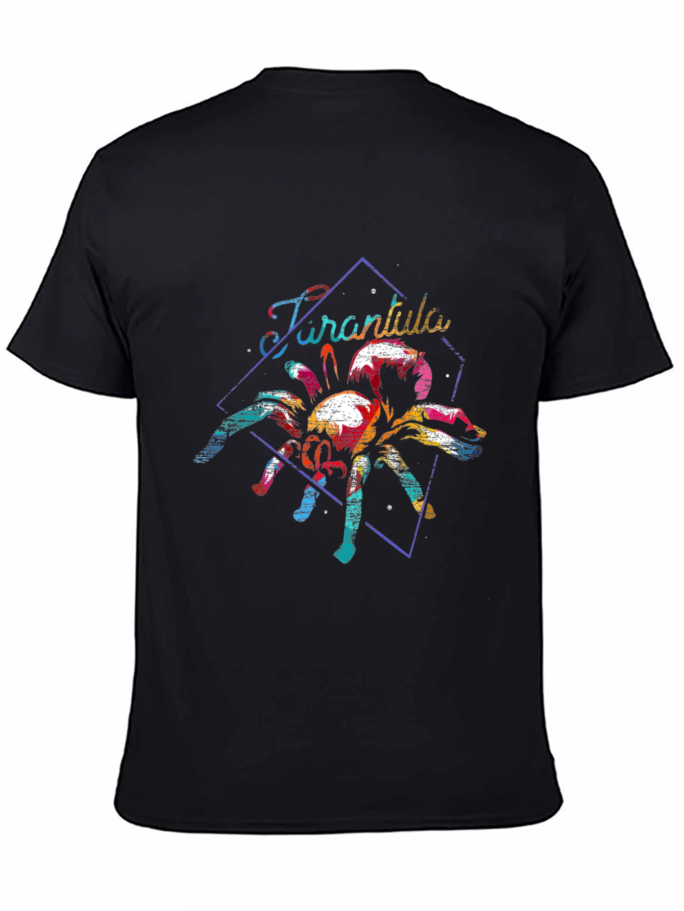 Tarantula Graphic Print Tee - Retro Spider T-Shirt