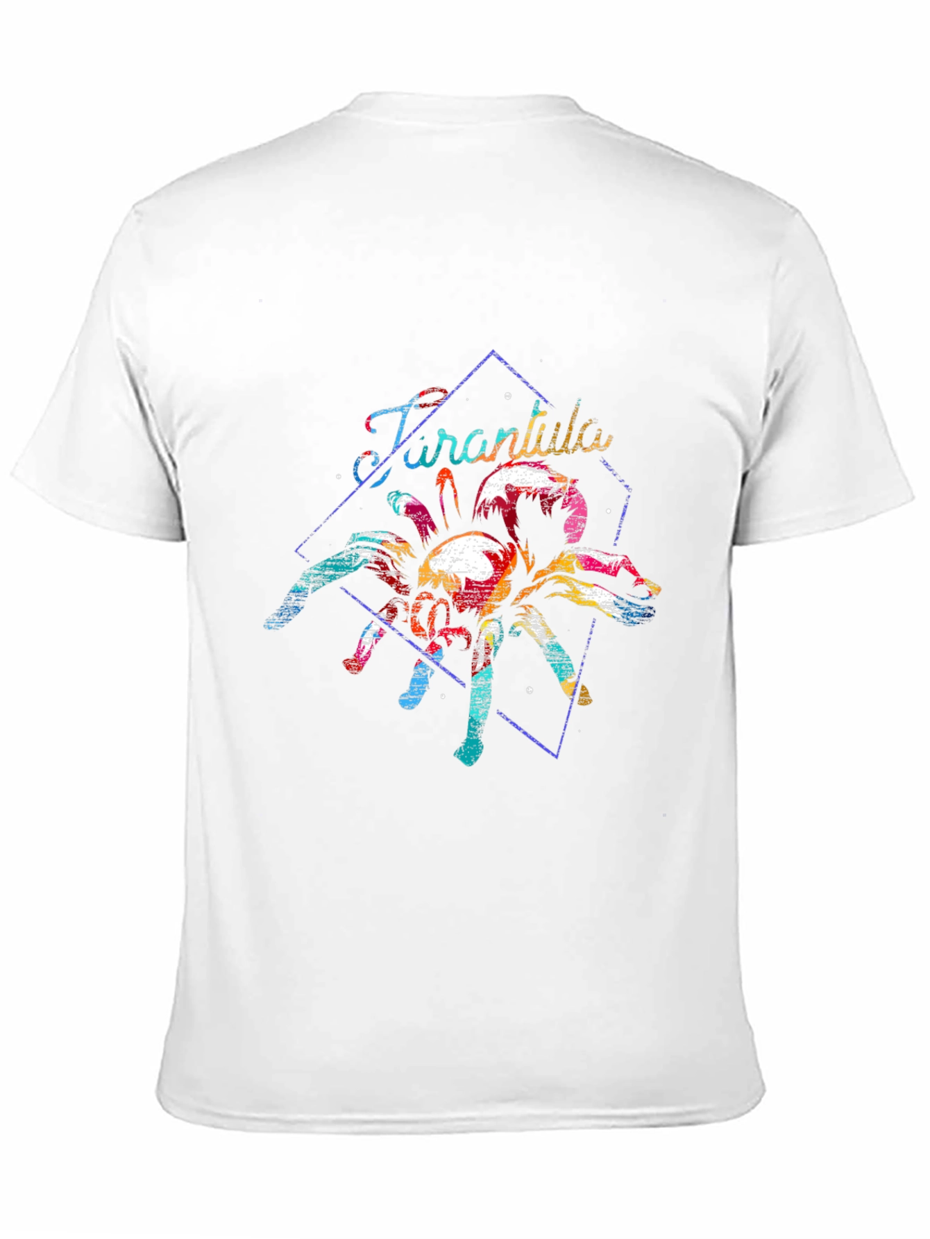 Tarantula Graphic Print Tee - Retro Spider T-Shirt