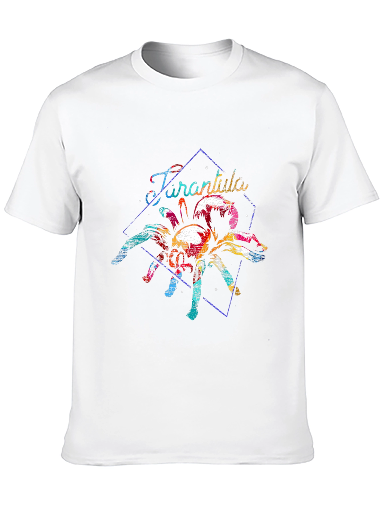 Tarantula Graphic Print Tee - Retro Spider T-Shirt