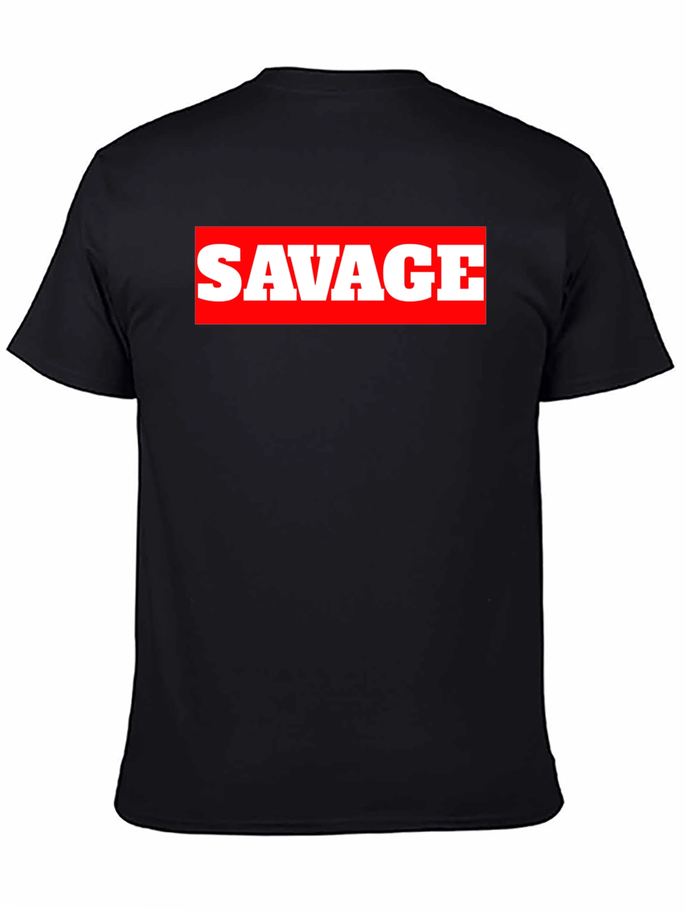 Savage Graphic Print Crew Neck T-Shirt