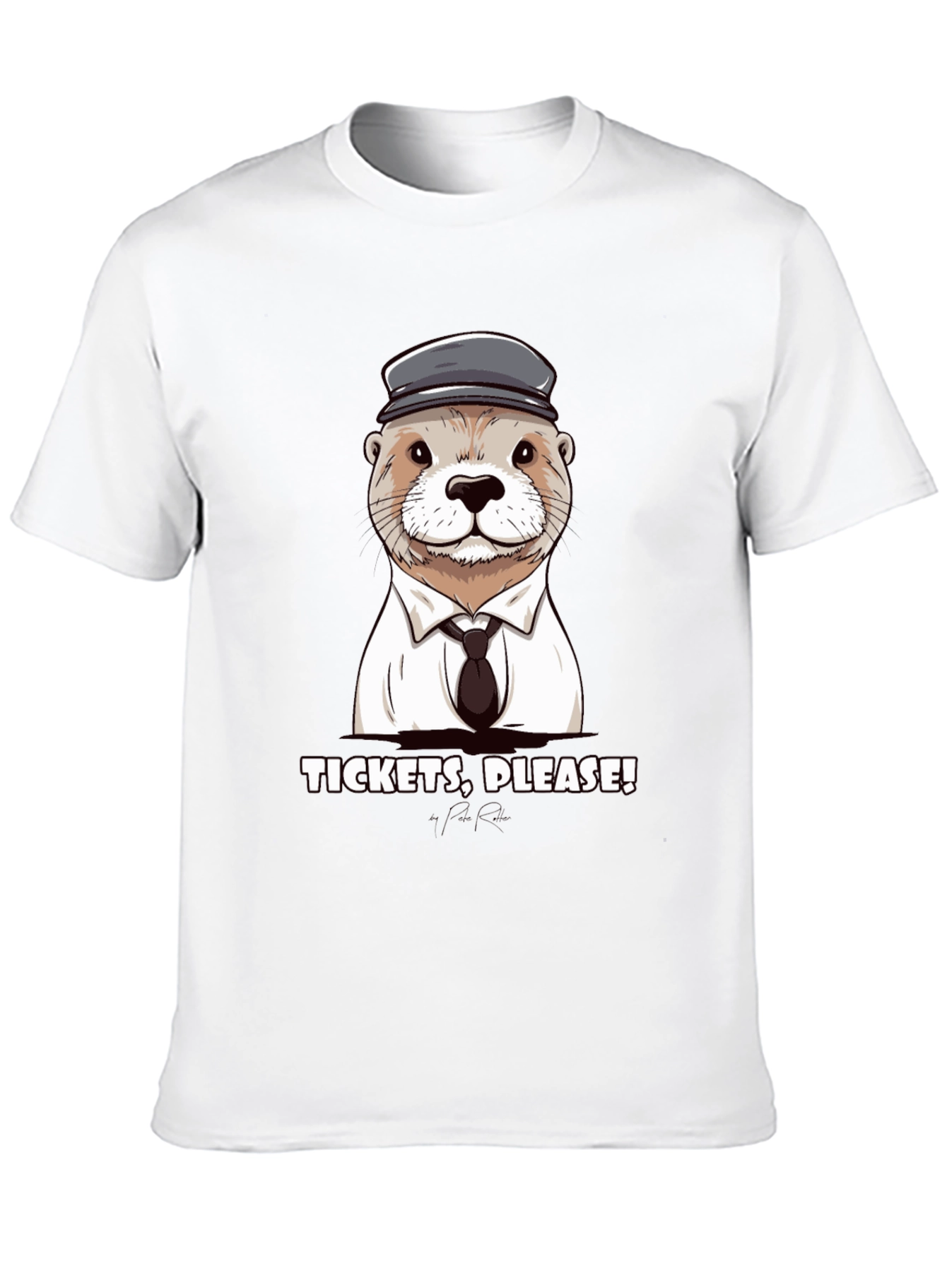 Otter Conductor T-Shirt - Tickets Please!
