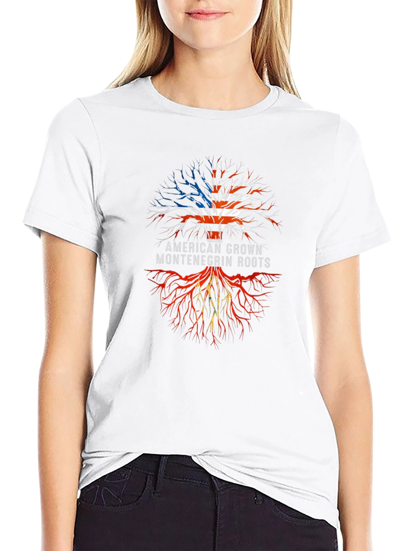 American Grown Montenegrin Roots T-Shirt