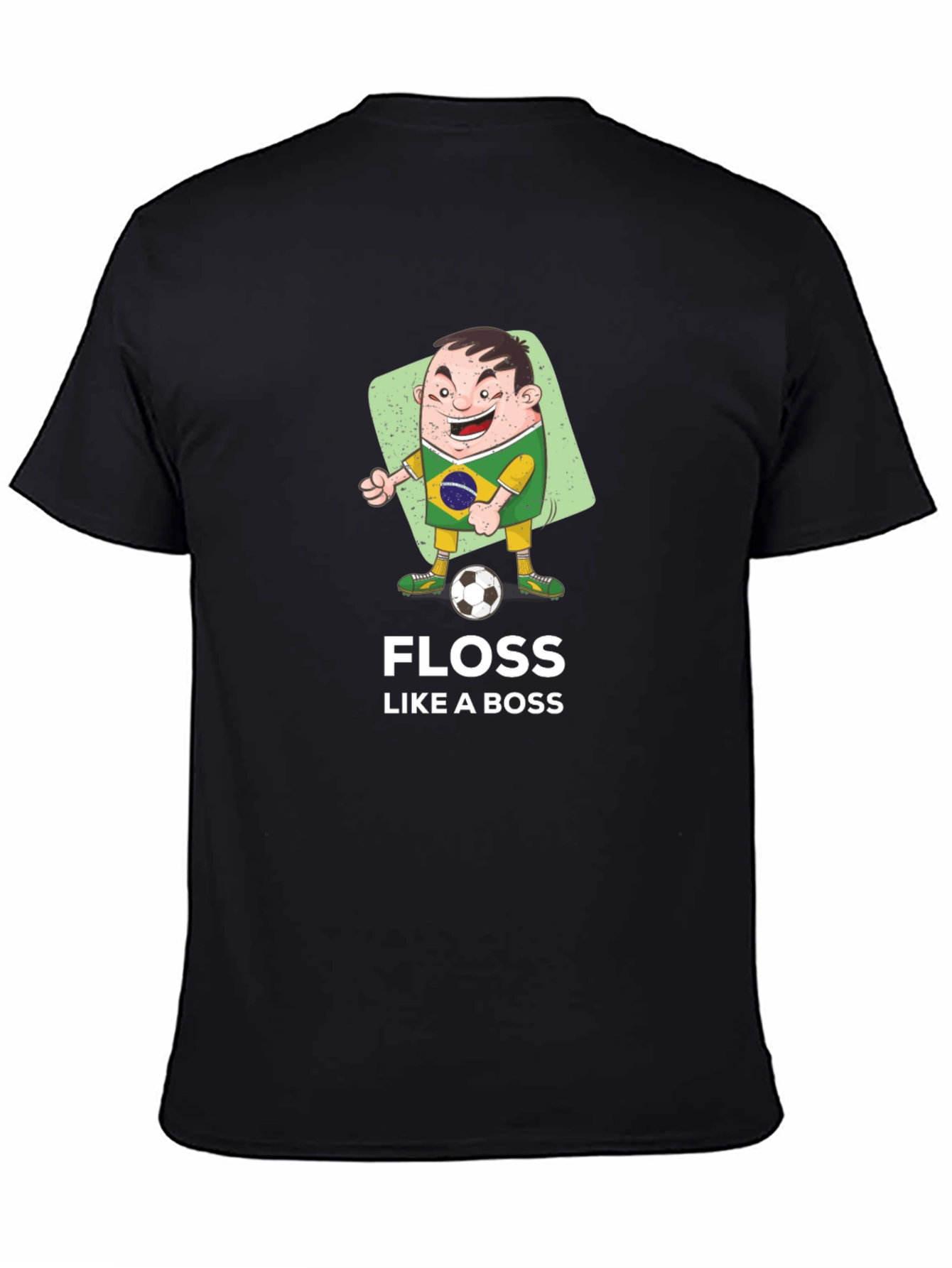 Floss Like a Boss Brazil Soccer T-Shirt