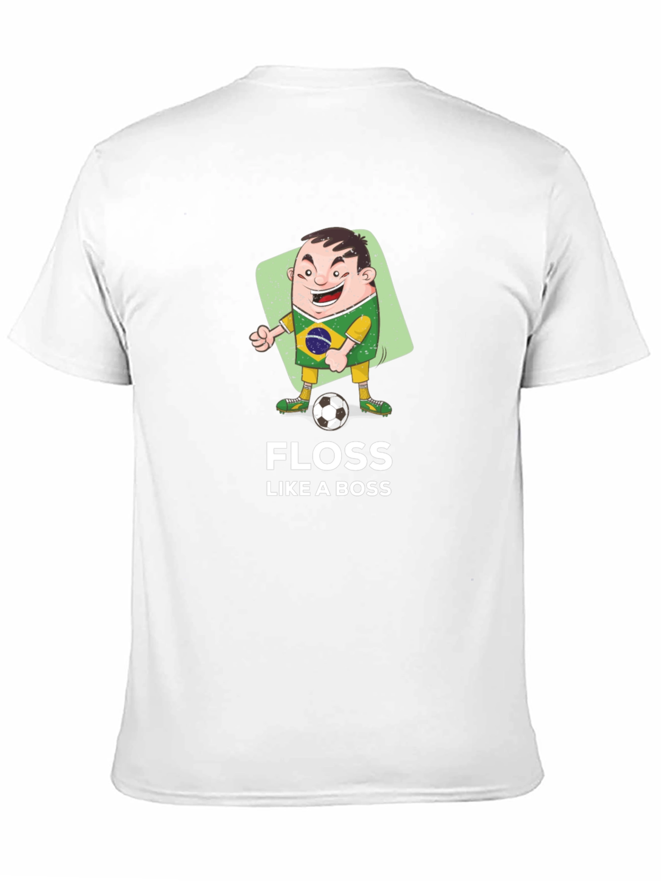 Floss Like a Boss Brazil Soccer T-Shirt