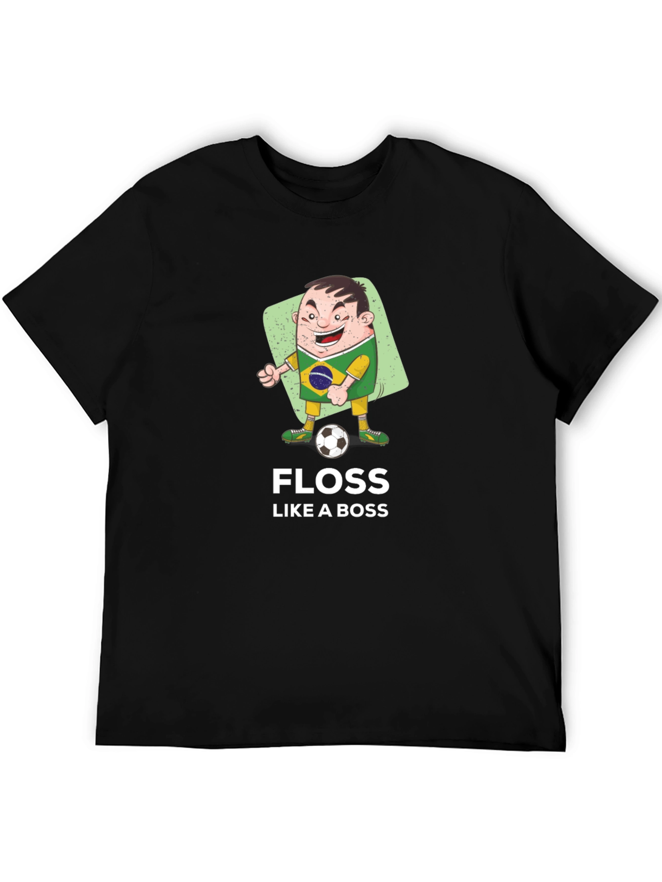 Floss Like a Boss Brazil Soccer T-Shirt