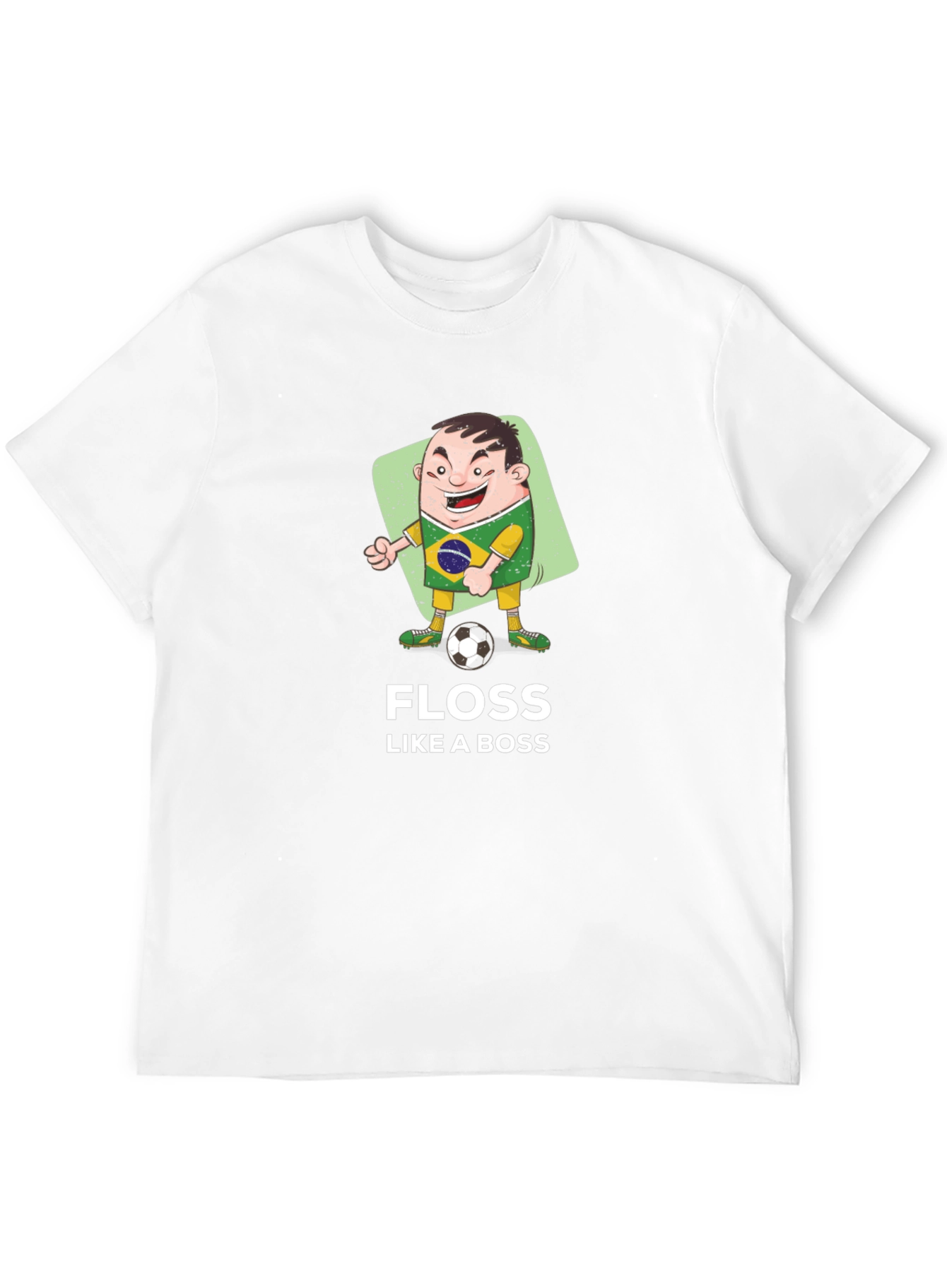 Floss Like a Boss Brazil Soccer T-Shirt