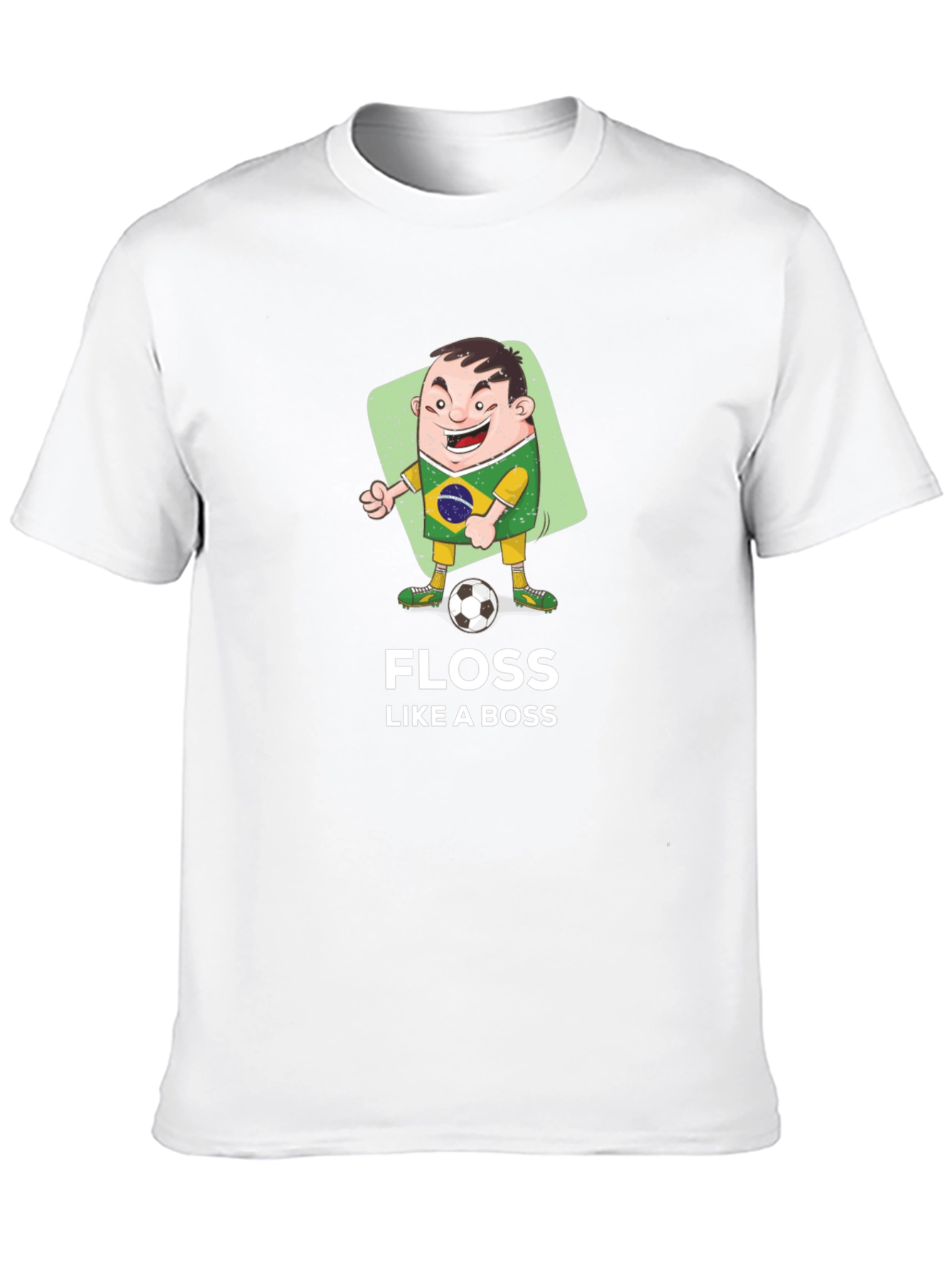 Floss Like a Boss Brazil Soccer T-Shirt