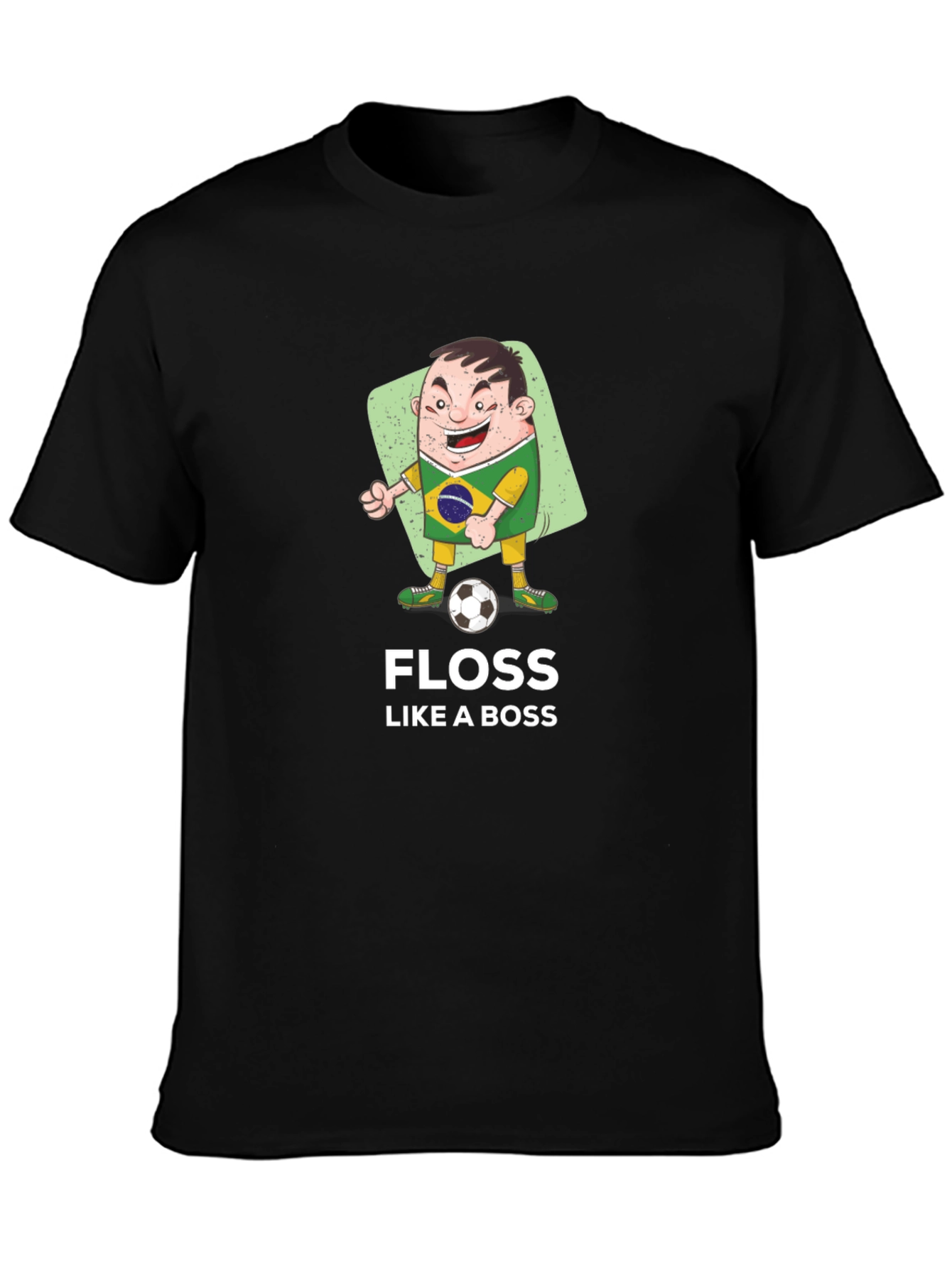 Floss Like a Boss Brazil Soccer T-Shirt