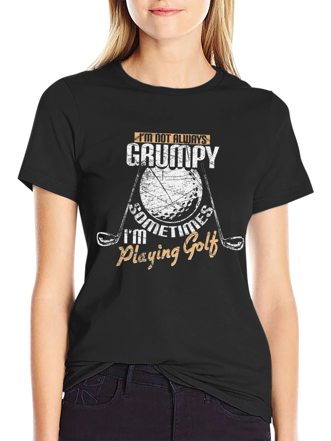Grumpy Golf T-Shirt - Funny Golfing Tee