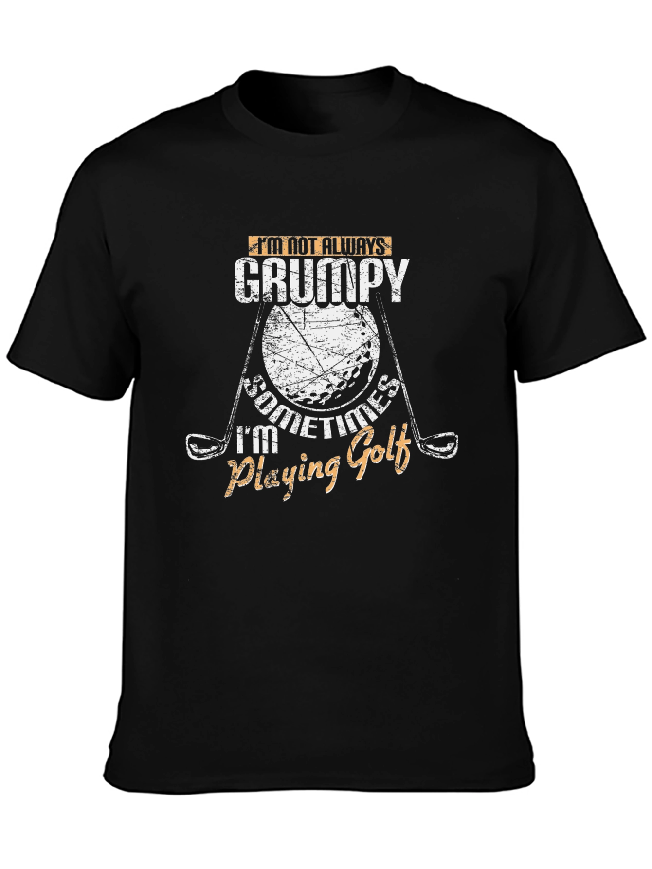 Grumpy Golf T-Shirt - Funny Golfing Tee